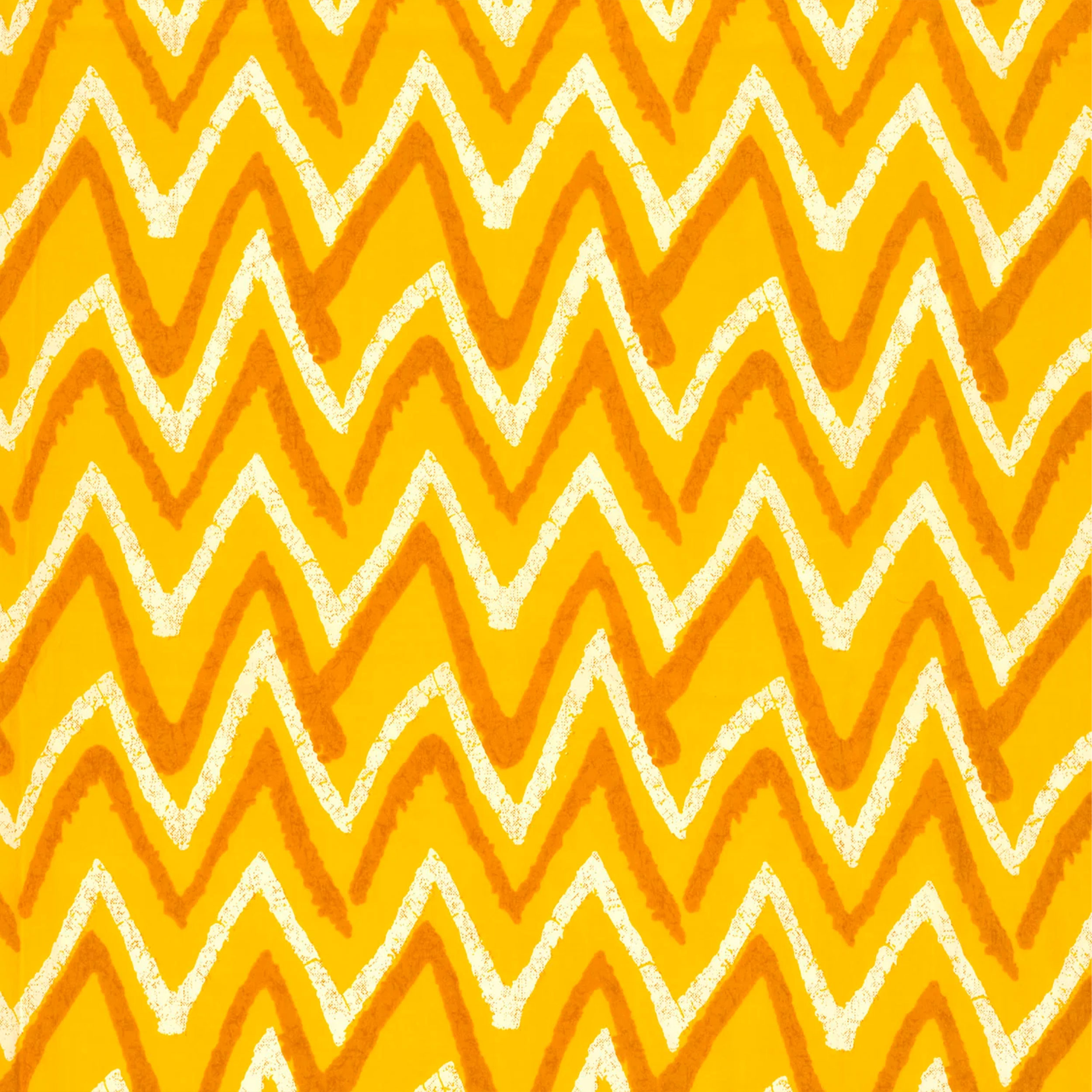 Cotton Batik Pattern Yellow Image