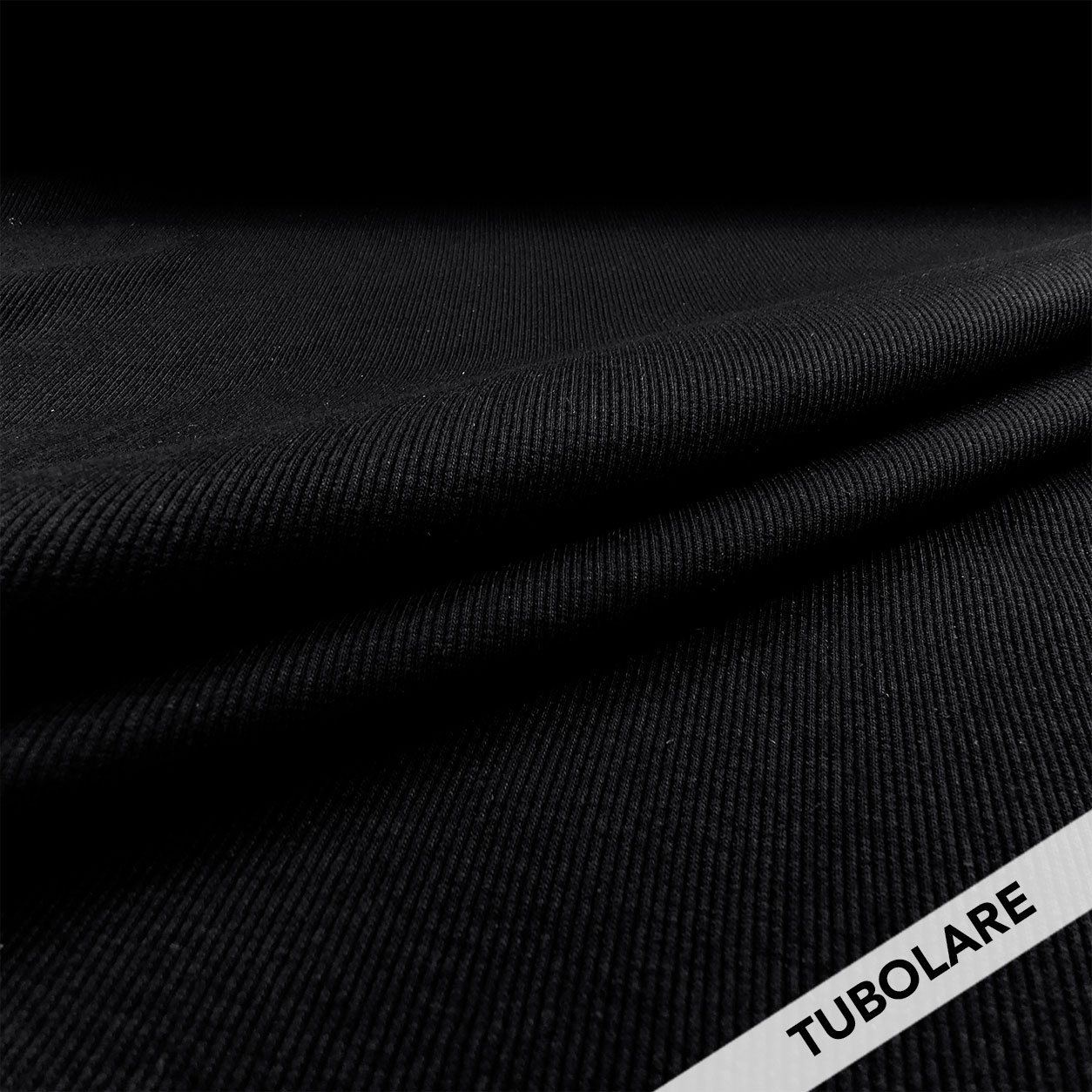 Tubular Elástico Tejido Acanalado Color Sólido Image