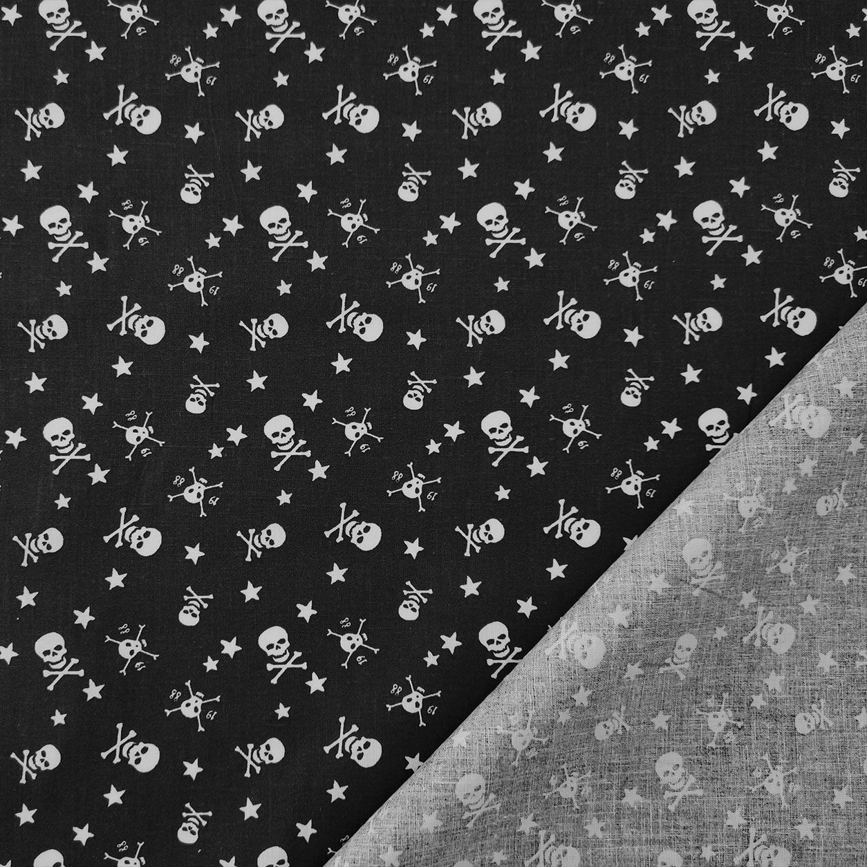 Tissu de coton Mini crânes Image