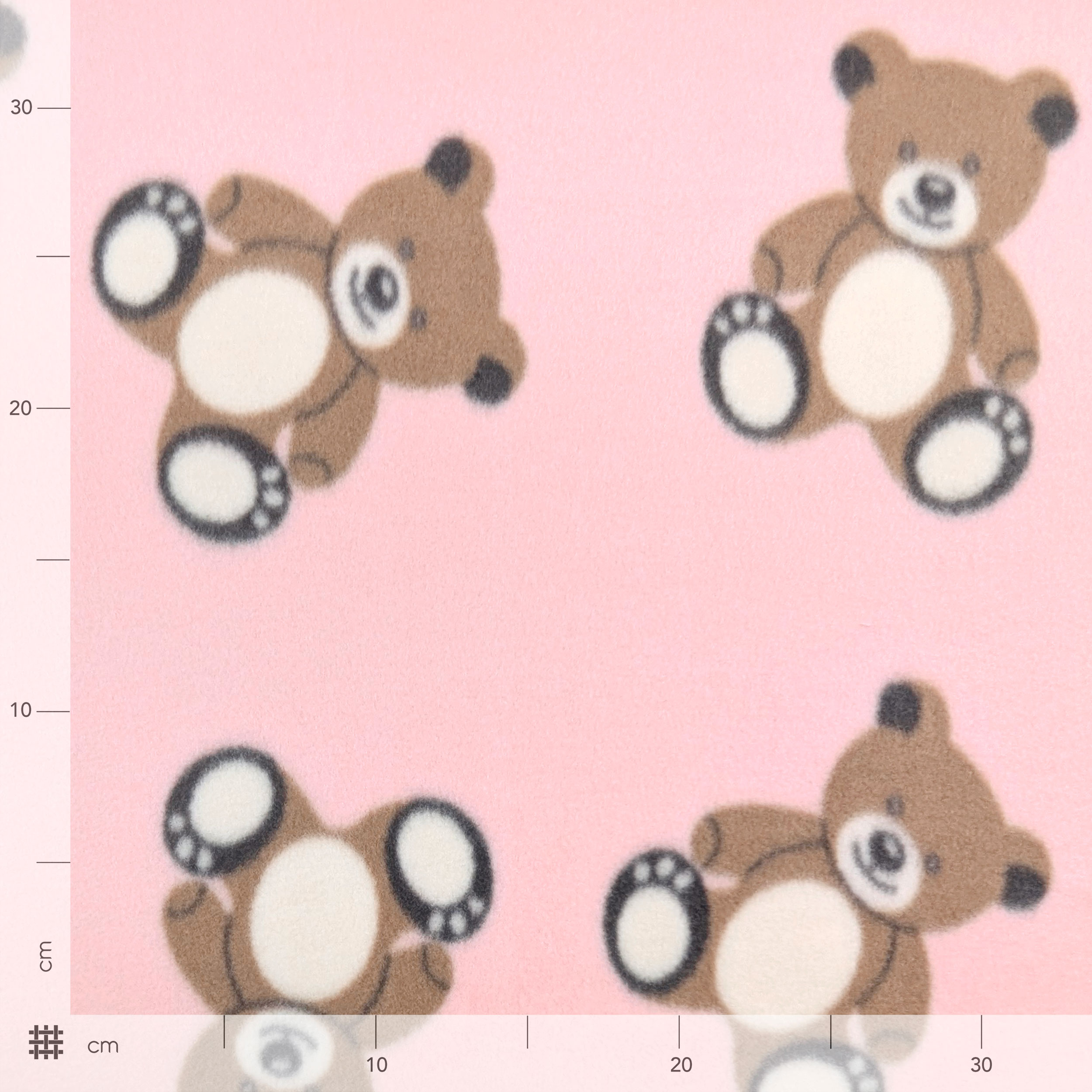 Fleece Bears Pink Background Image