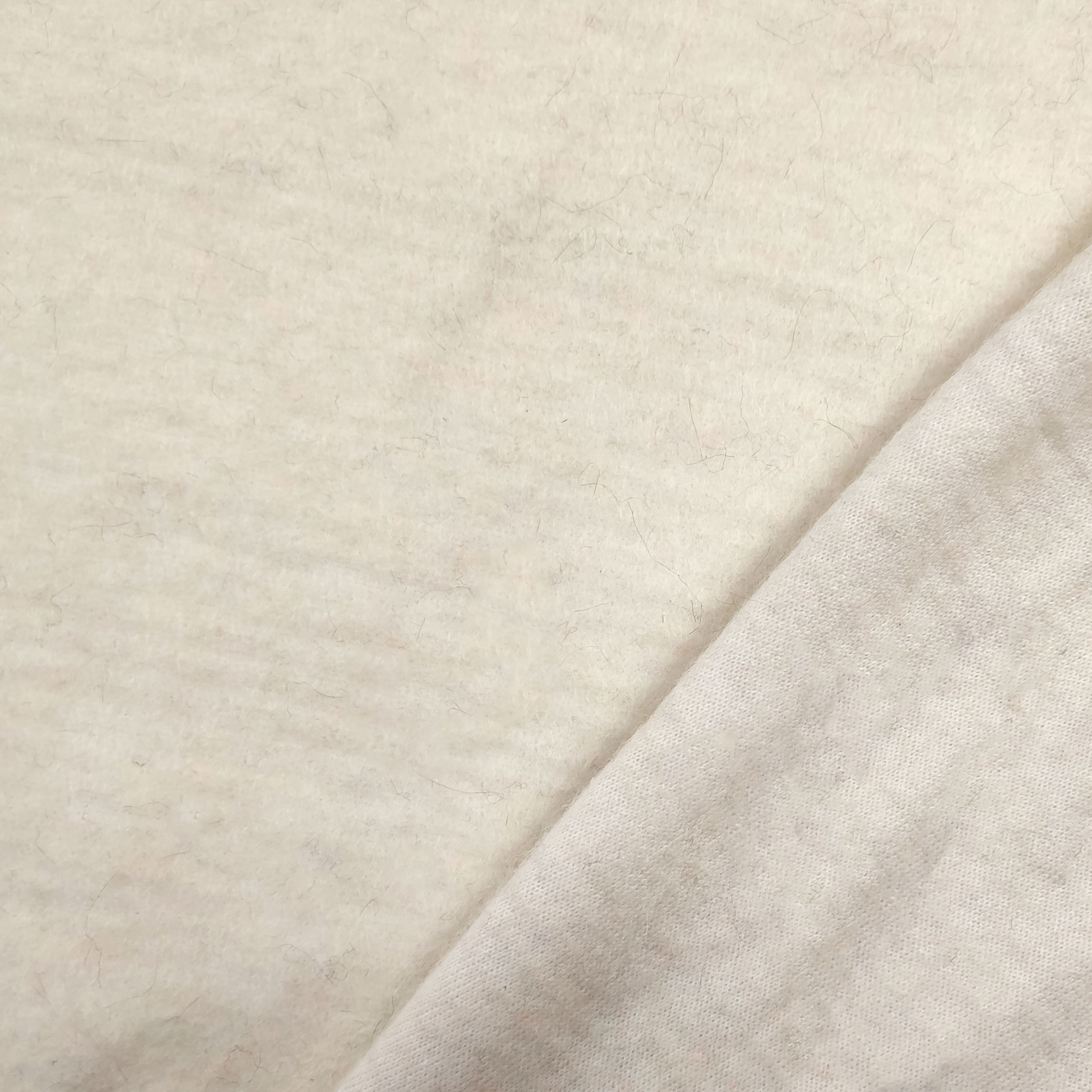 Pull stretch en laine mélangée blanc