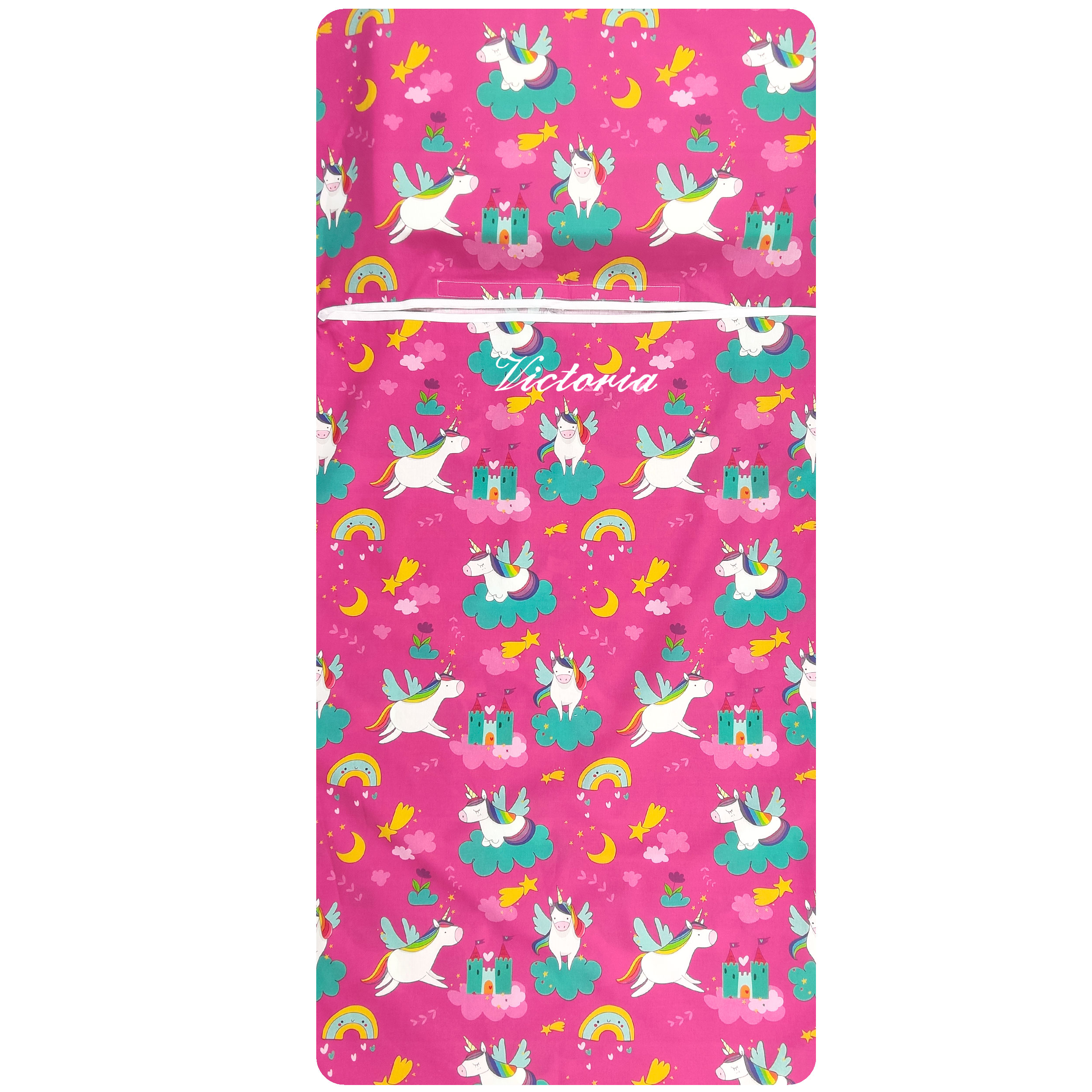 Sac de couchage d'été Licornes et châteaux - Panini Fabrics Image