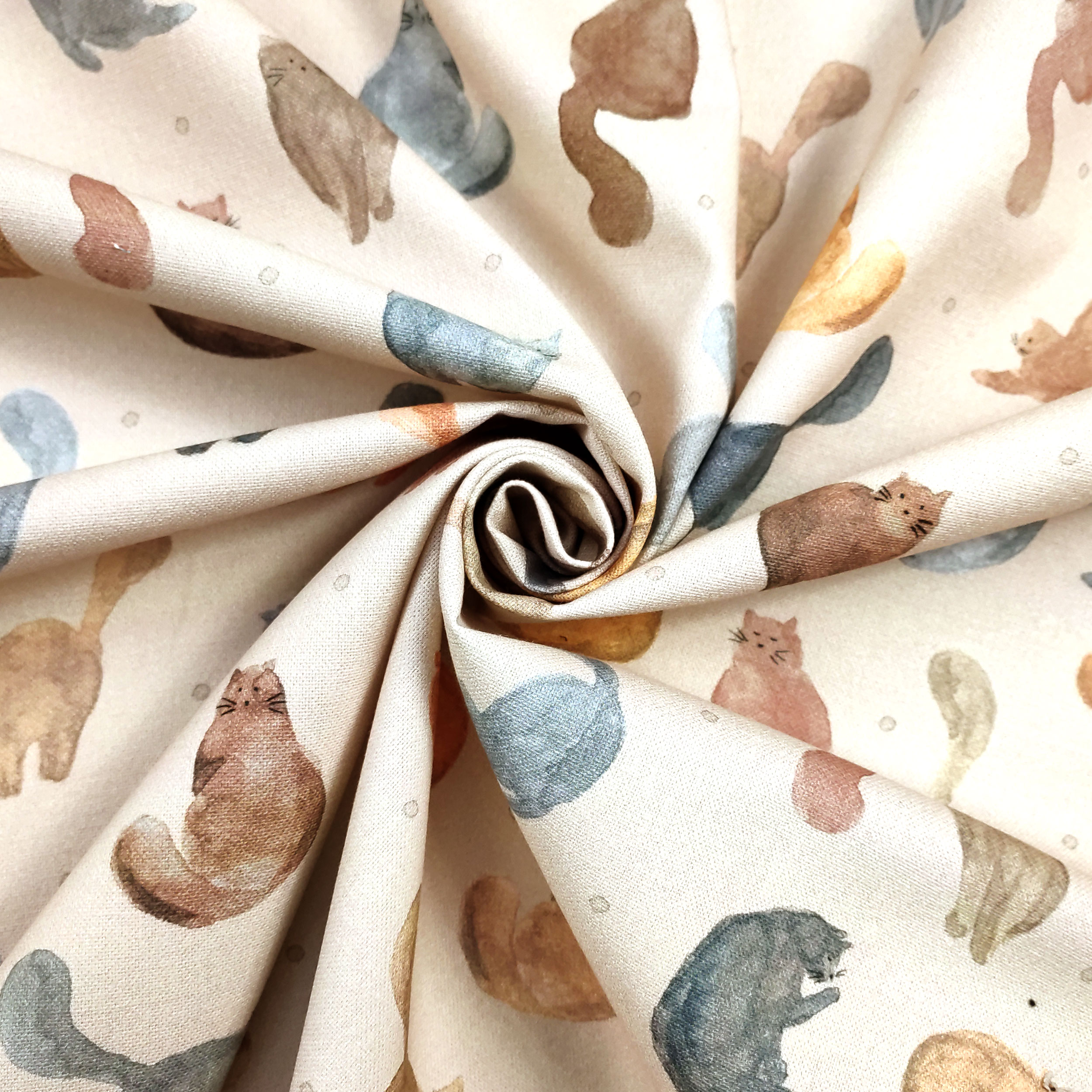 Panama Pure Cotton Cats Image