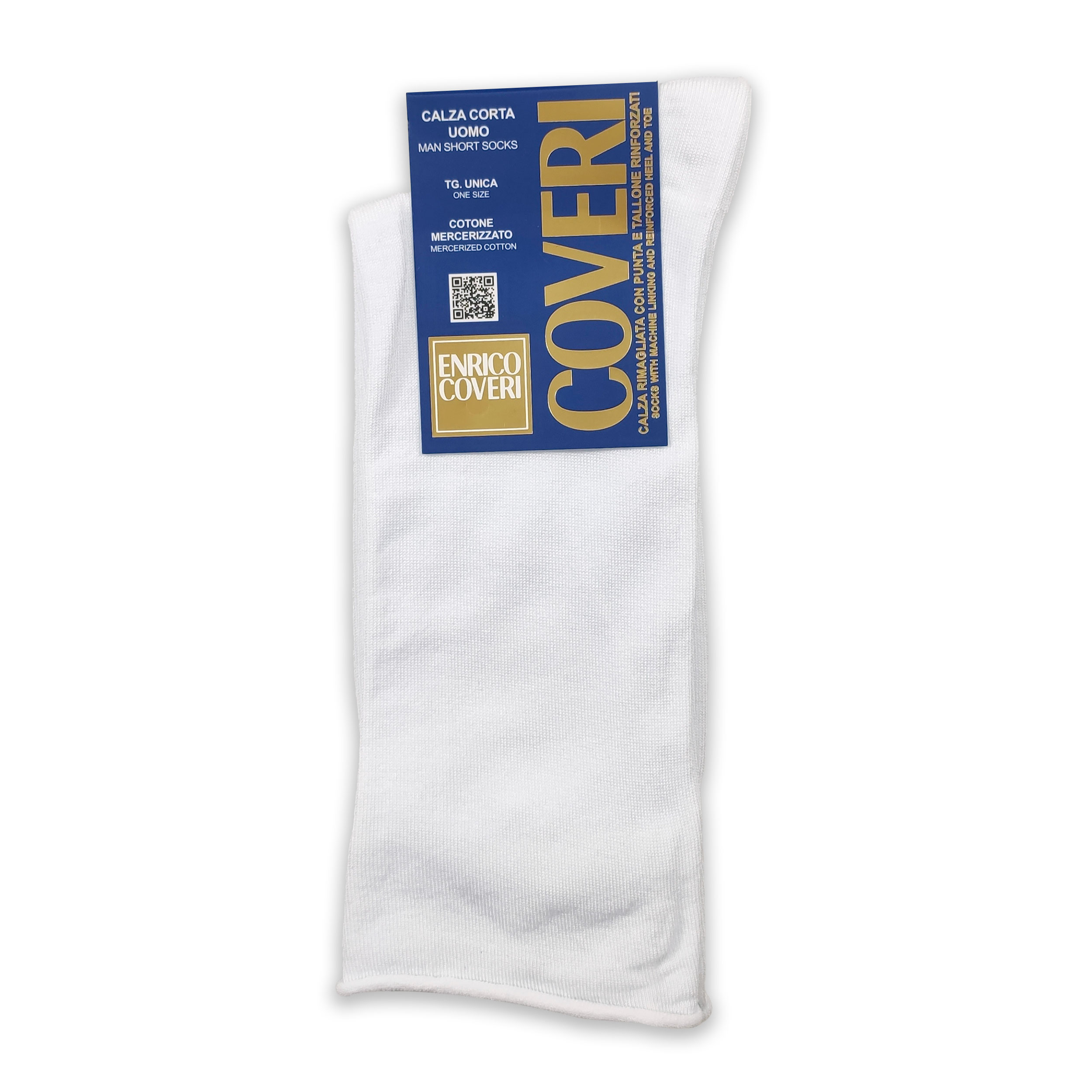 Men's Short Socks Without Elastication White