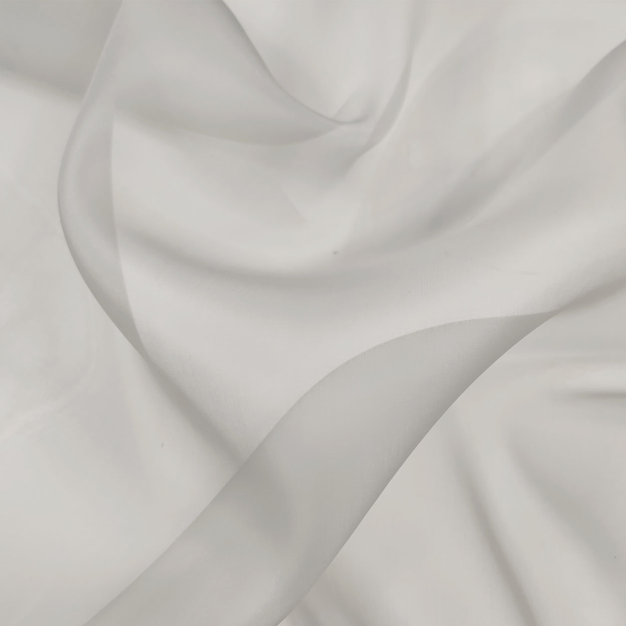 Organza 100% Seda Gris Claro