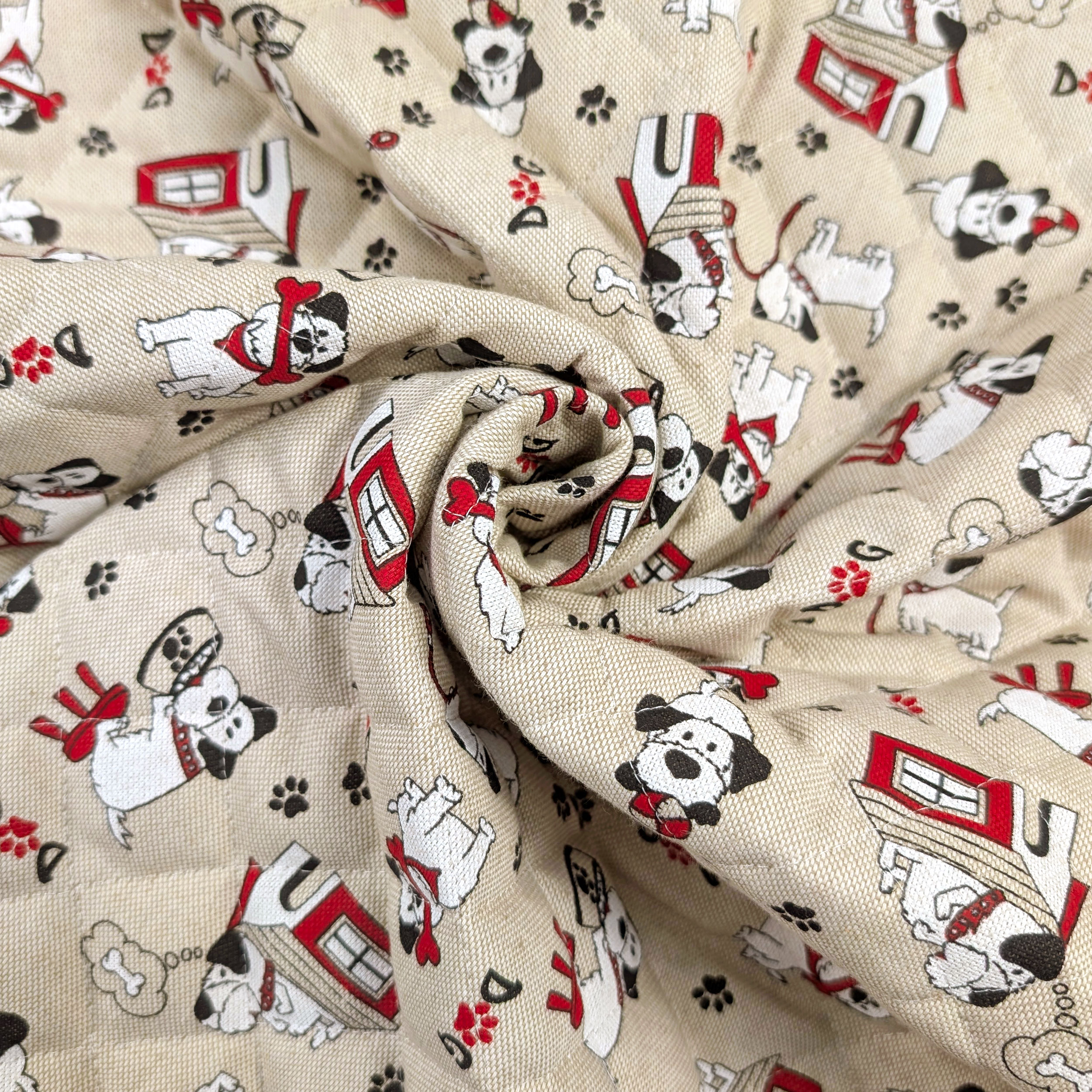 Quilted Fabric Dog Image