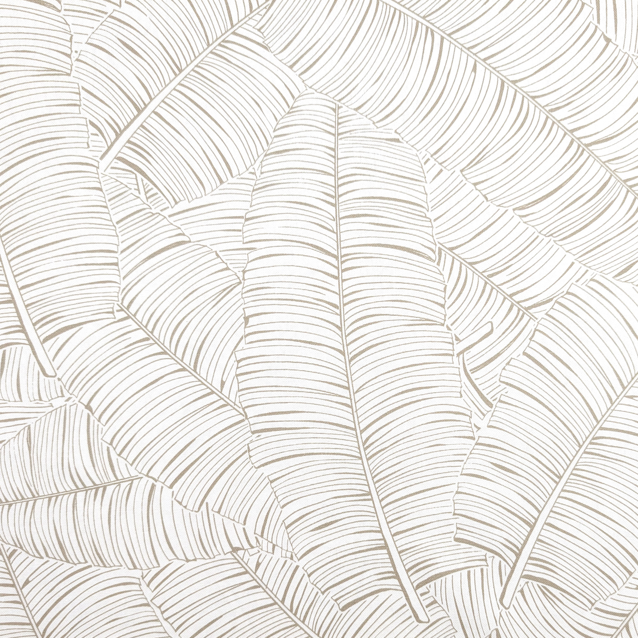 Panama Printed Banana Leaves Beige Image