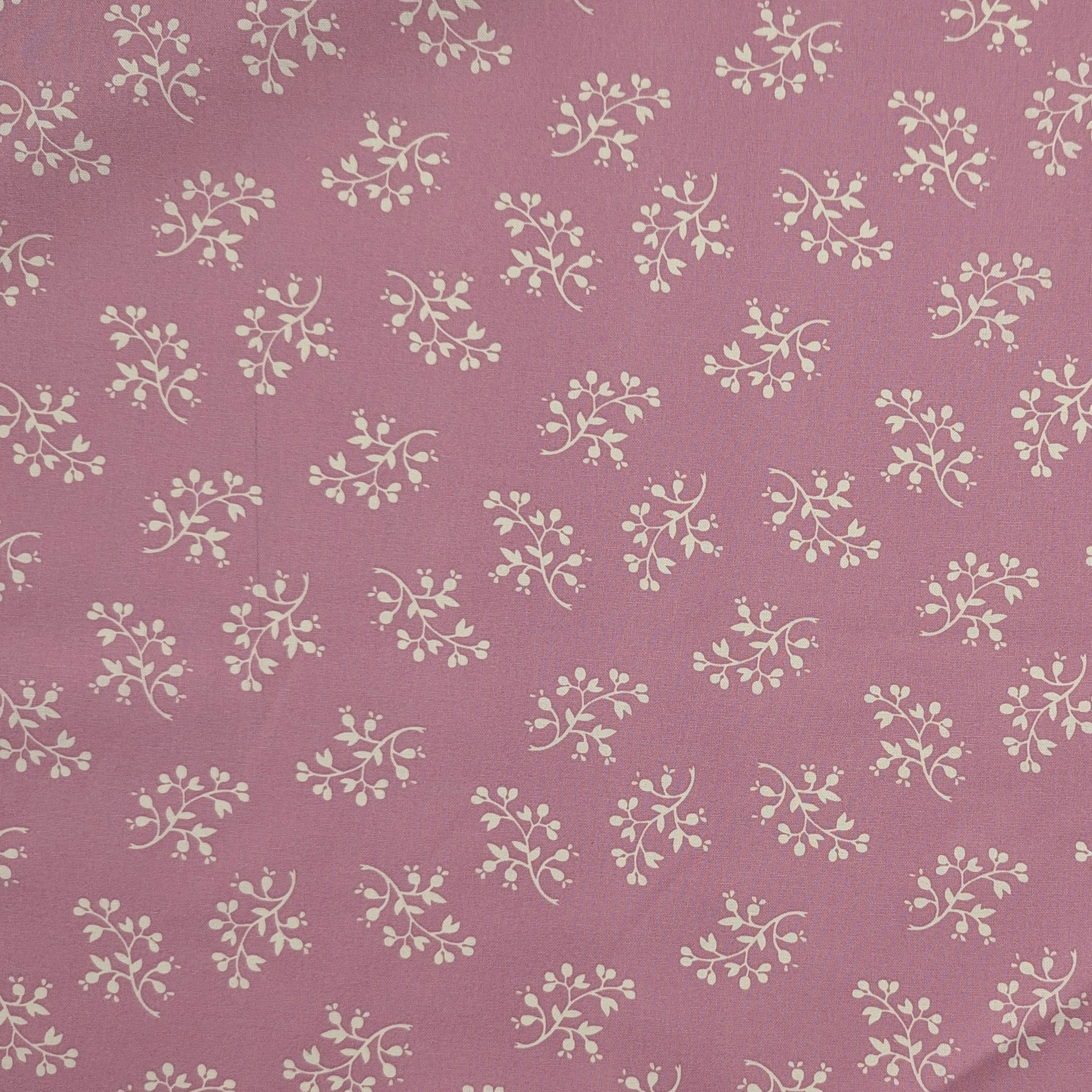 Poplin Cotton Flowers Pink Background Image