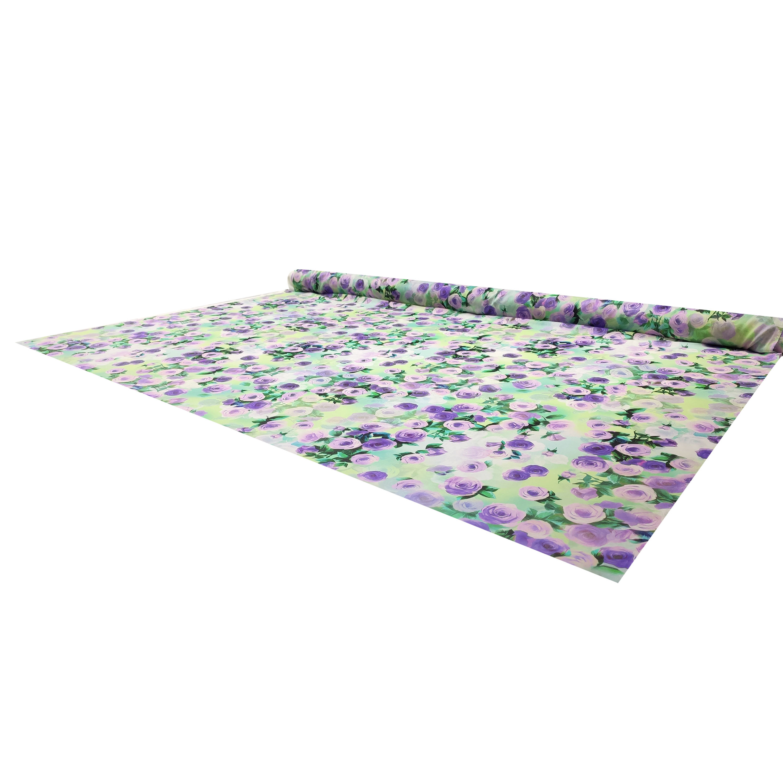 Elasticised Silk Chiffon Lilac Ruffles Image