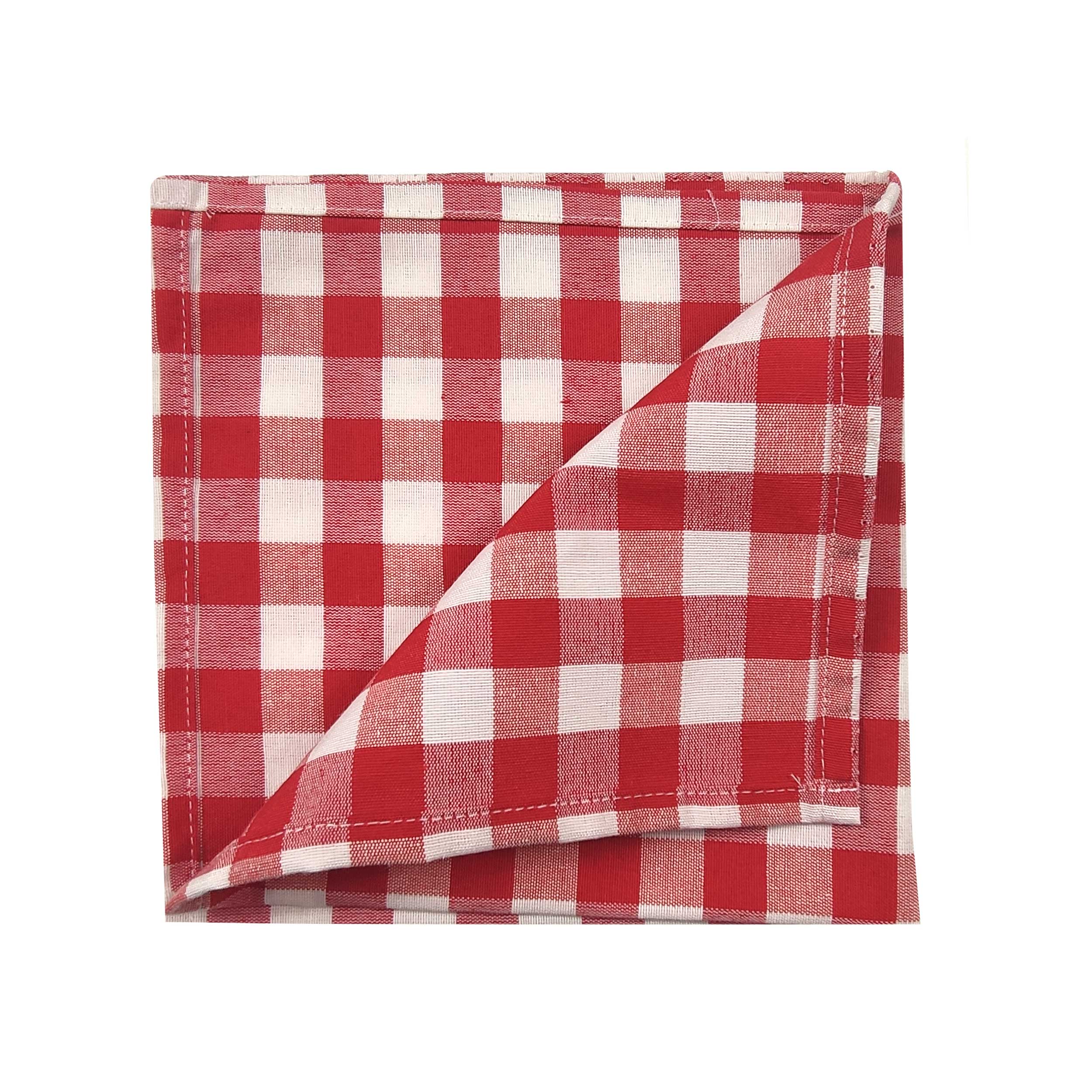 Panini Serviette gewebt gefärbt Quadratisch Medium Rot Image