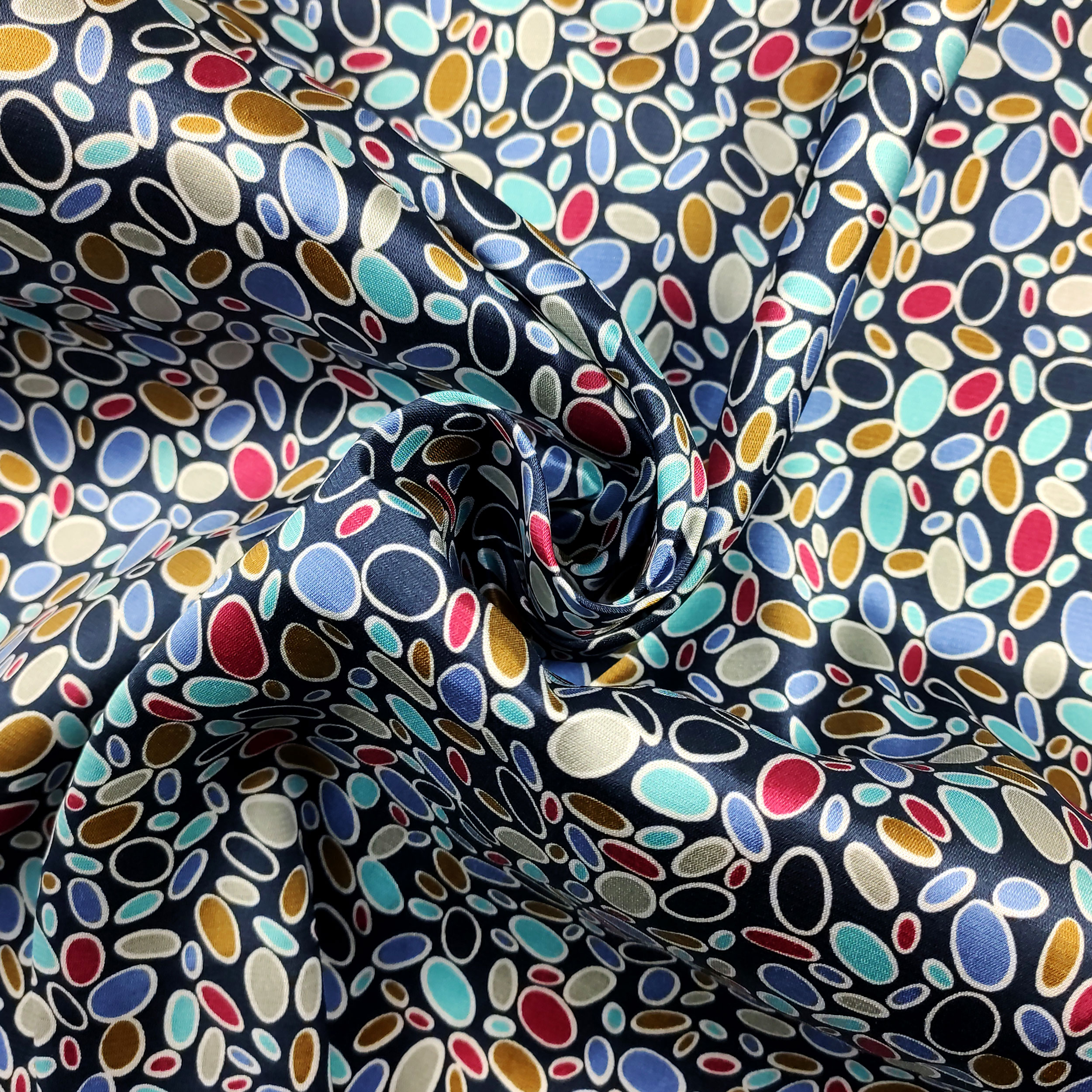 Satin Shantung Fashion Viscose Silk Pebbles
