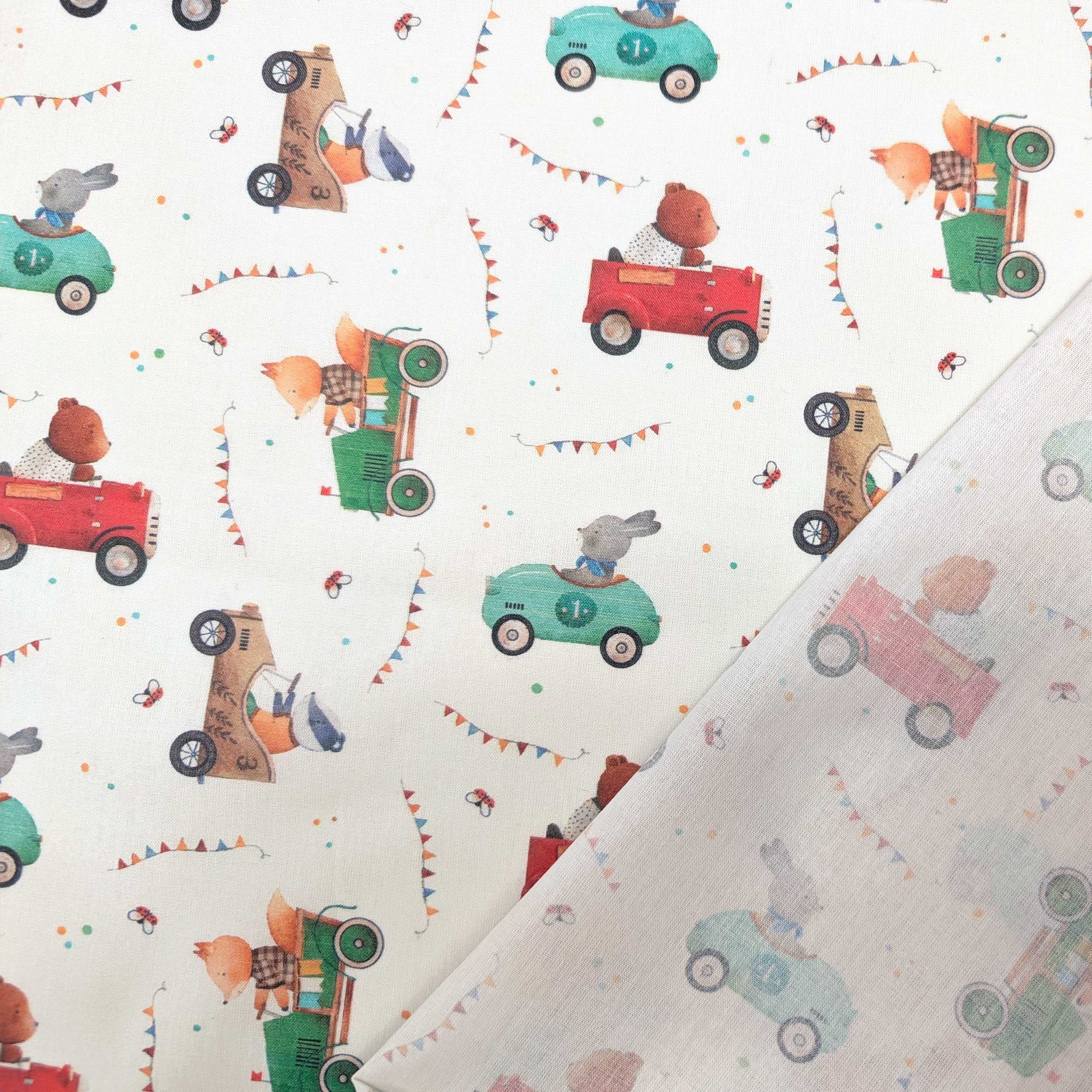 Percale Cotton with Animals on the Cover Image