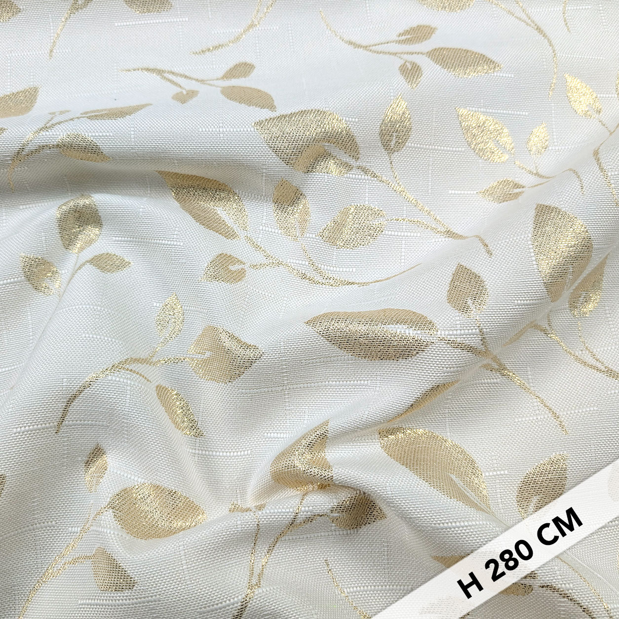 Jacquard Gold Leaves Image
