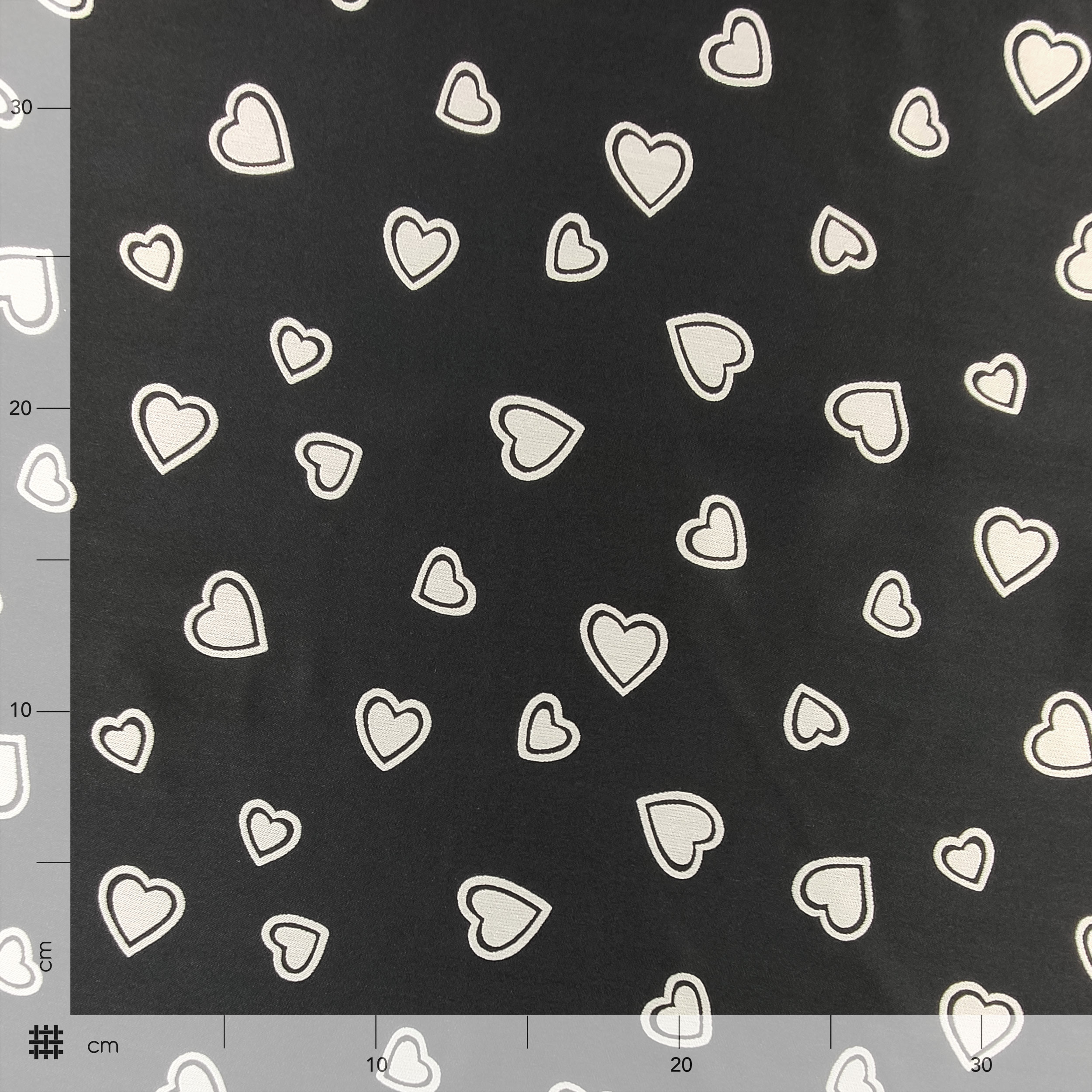 Double Soft Satin Fashion Hearts