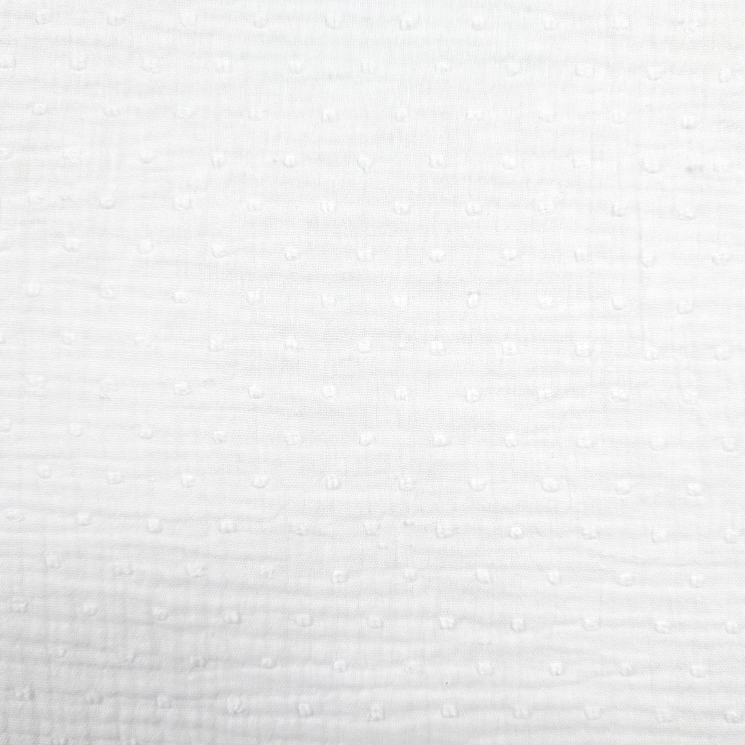 Plumetis Optical White Cotton Muslin Image