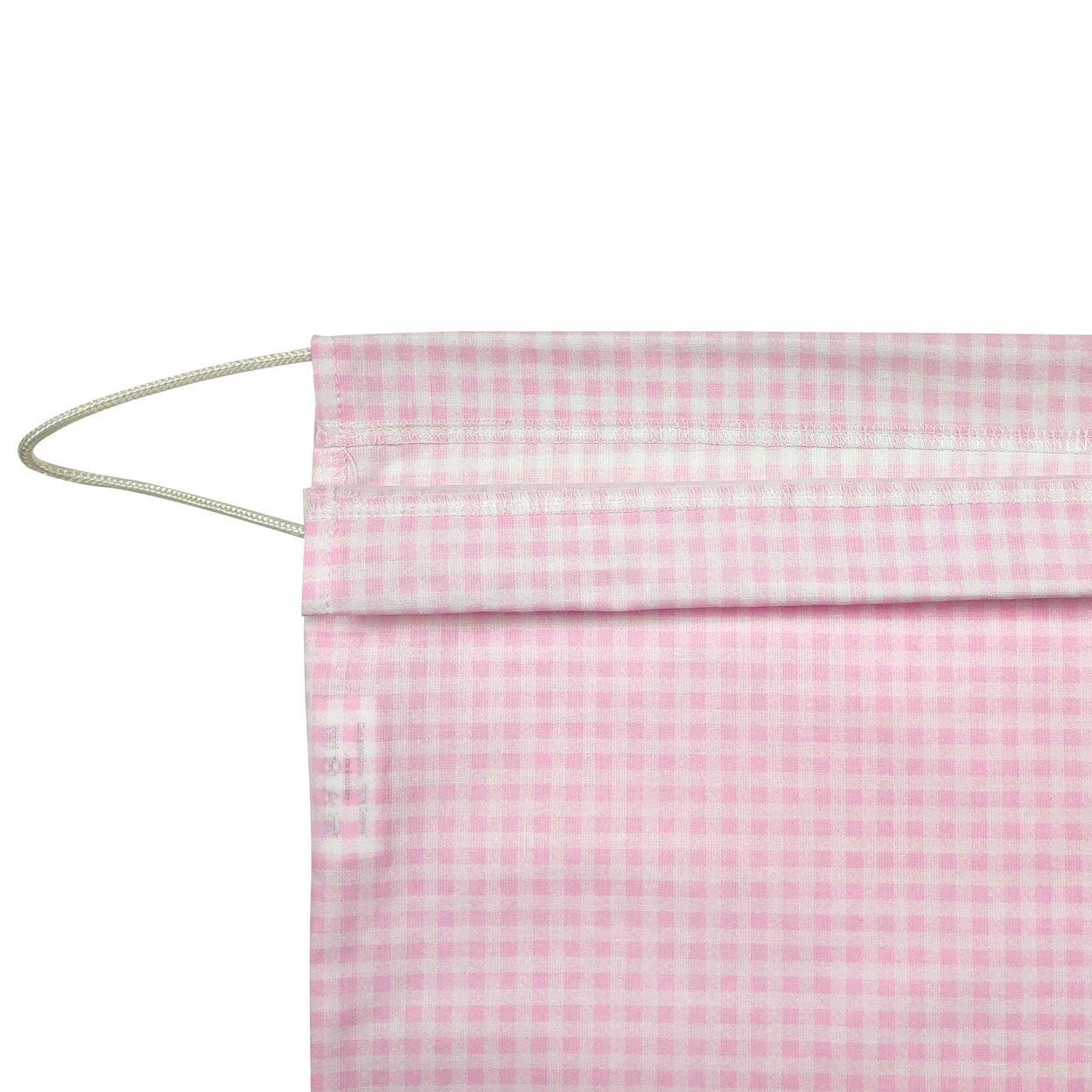 Sac à langer rose à carreaux pour l'école maternelle Image