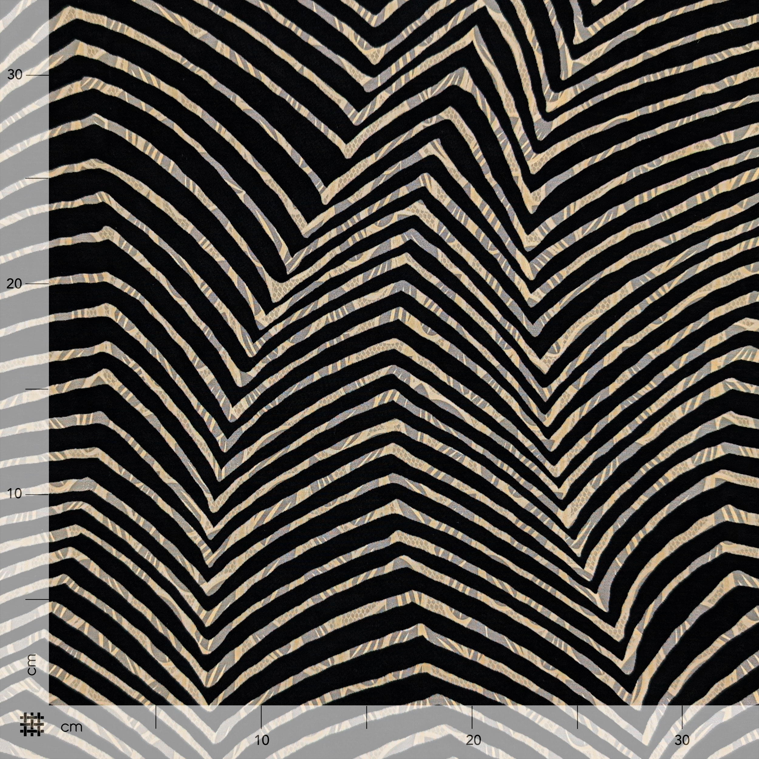 Zebra gemusterte Strickmode Image