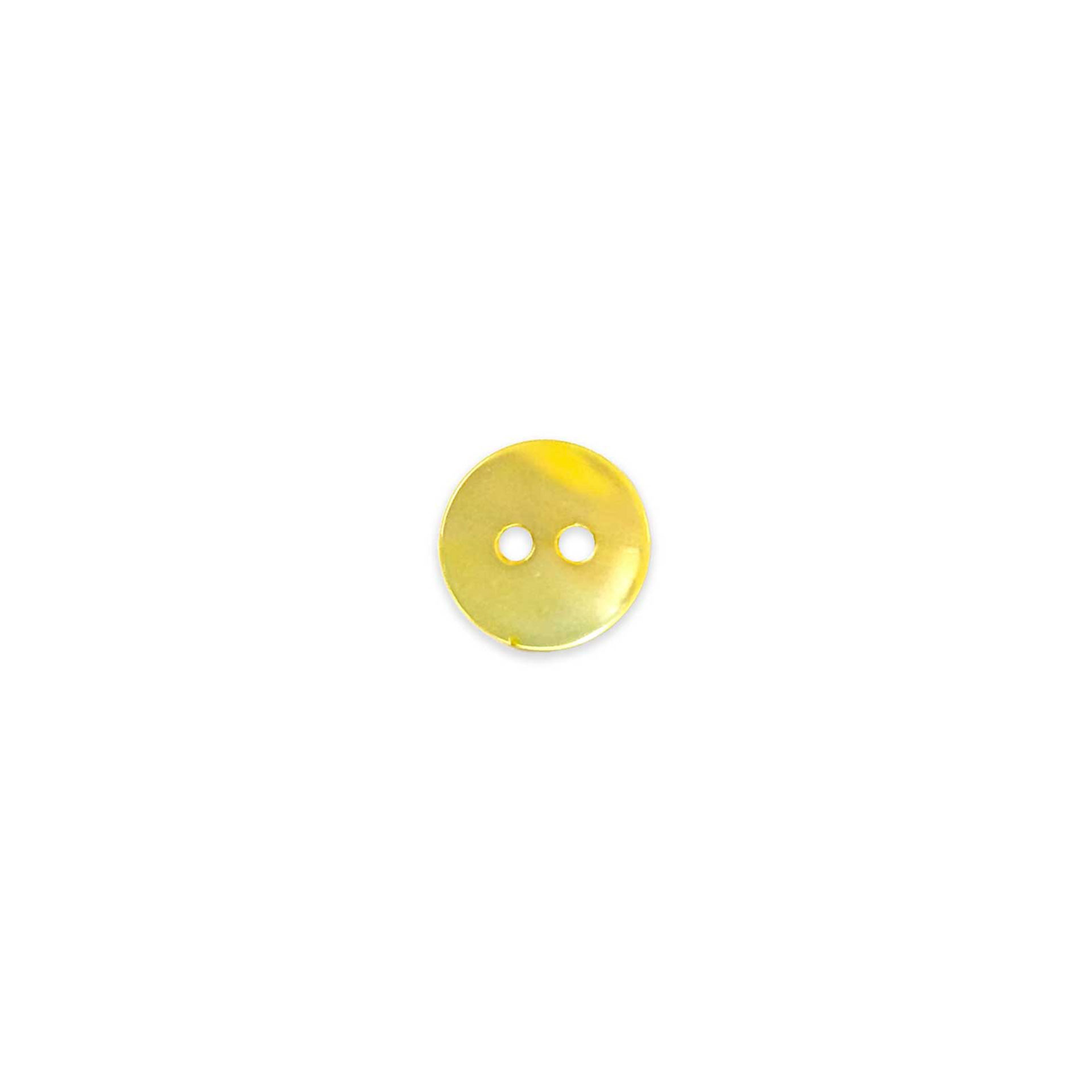Mother-of-pearl button 2 holes Yellow Image
