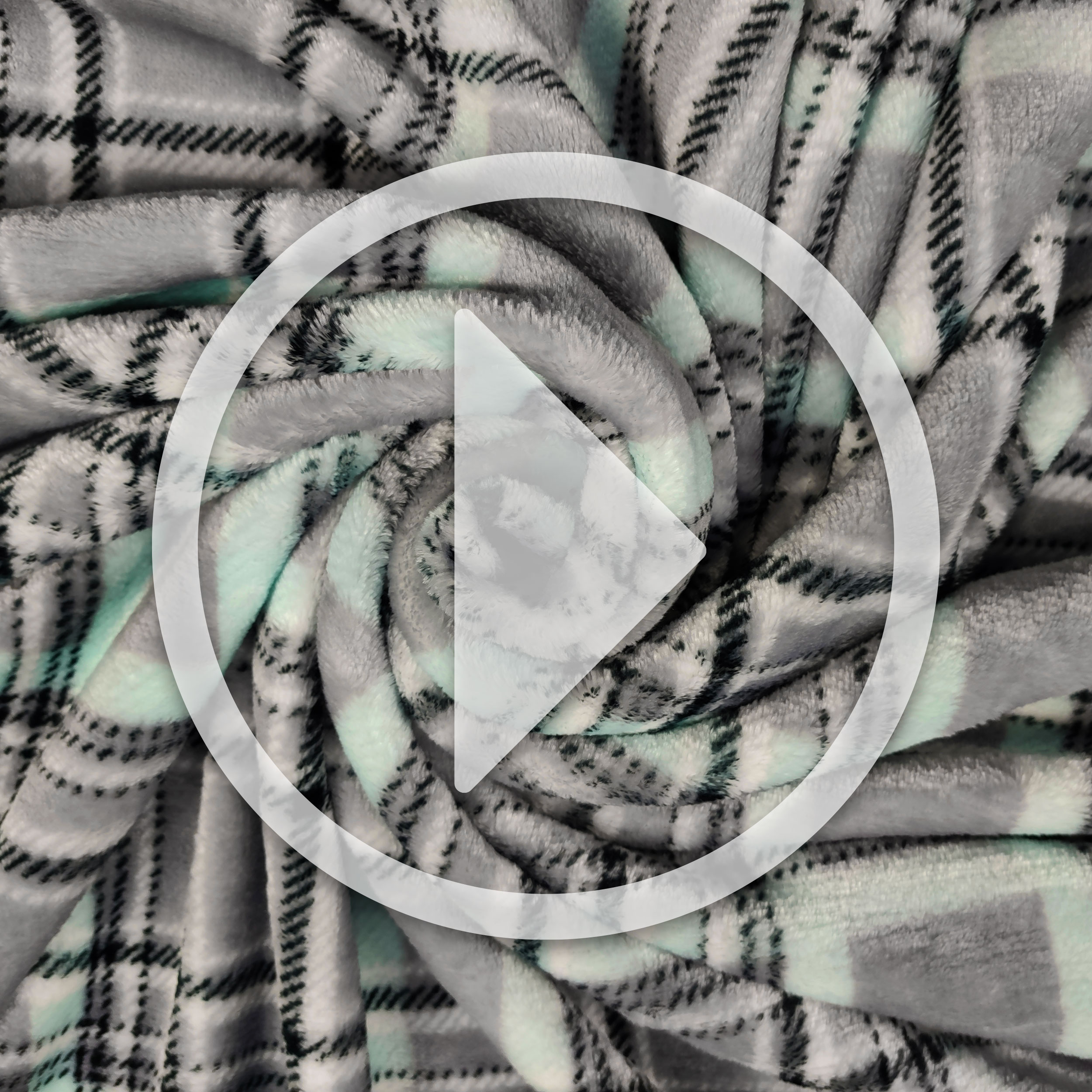 Fleece Hand Cashmere Tartan Grey Background Image