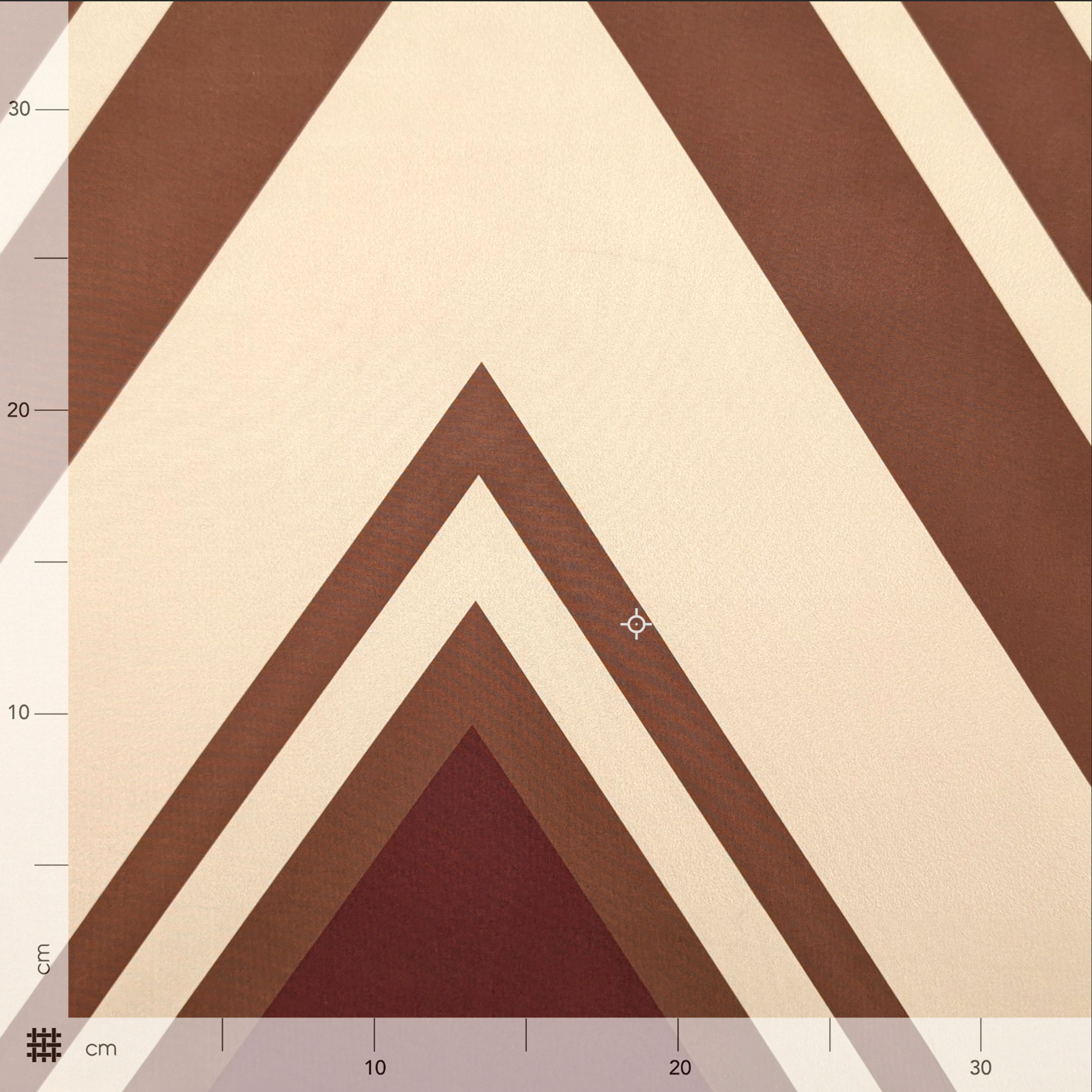 Jersey à motifs géométriques Zig Zag Warm Tones Image