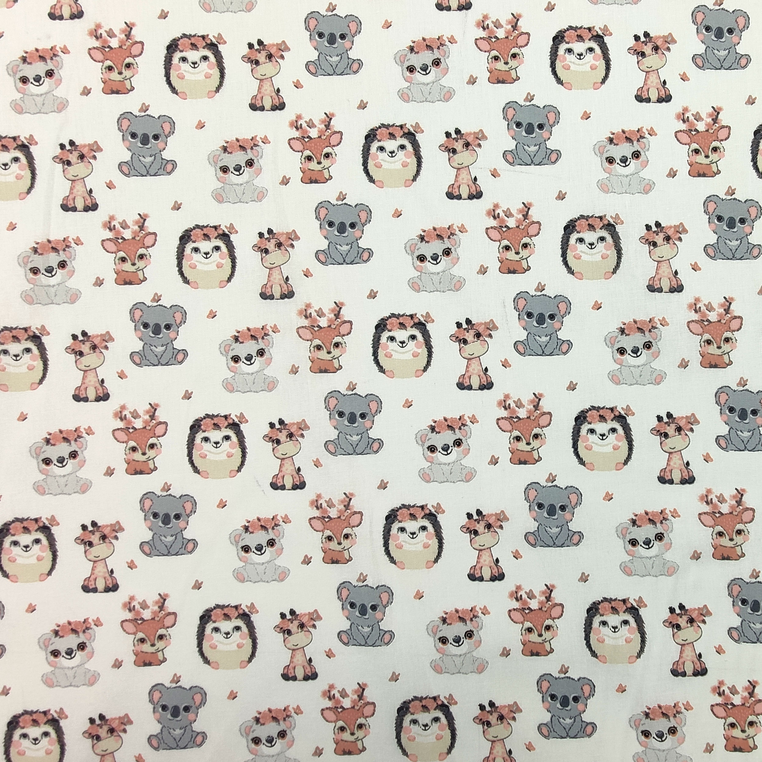 Tissu en coton Sweet Animal