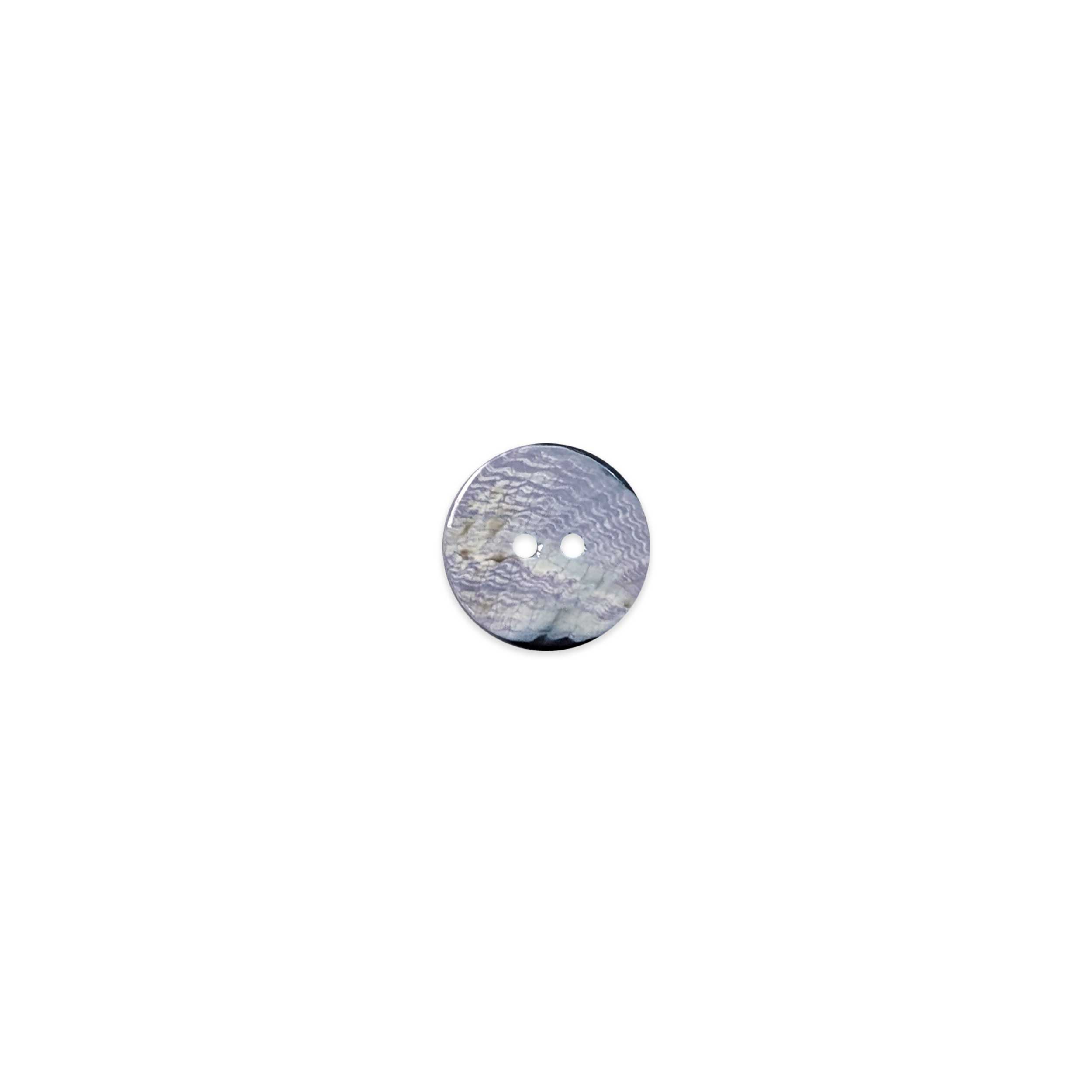 Mother-of-pearl button 2 holes Deep Blue Lin 27 Image