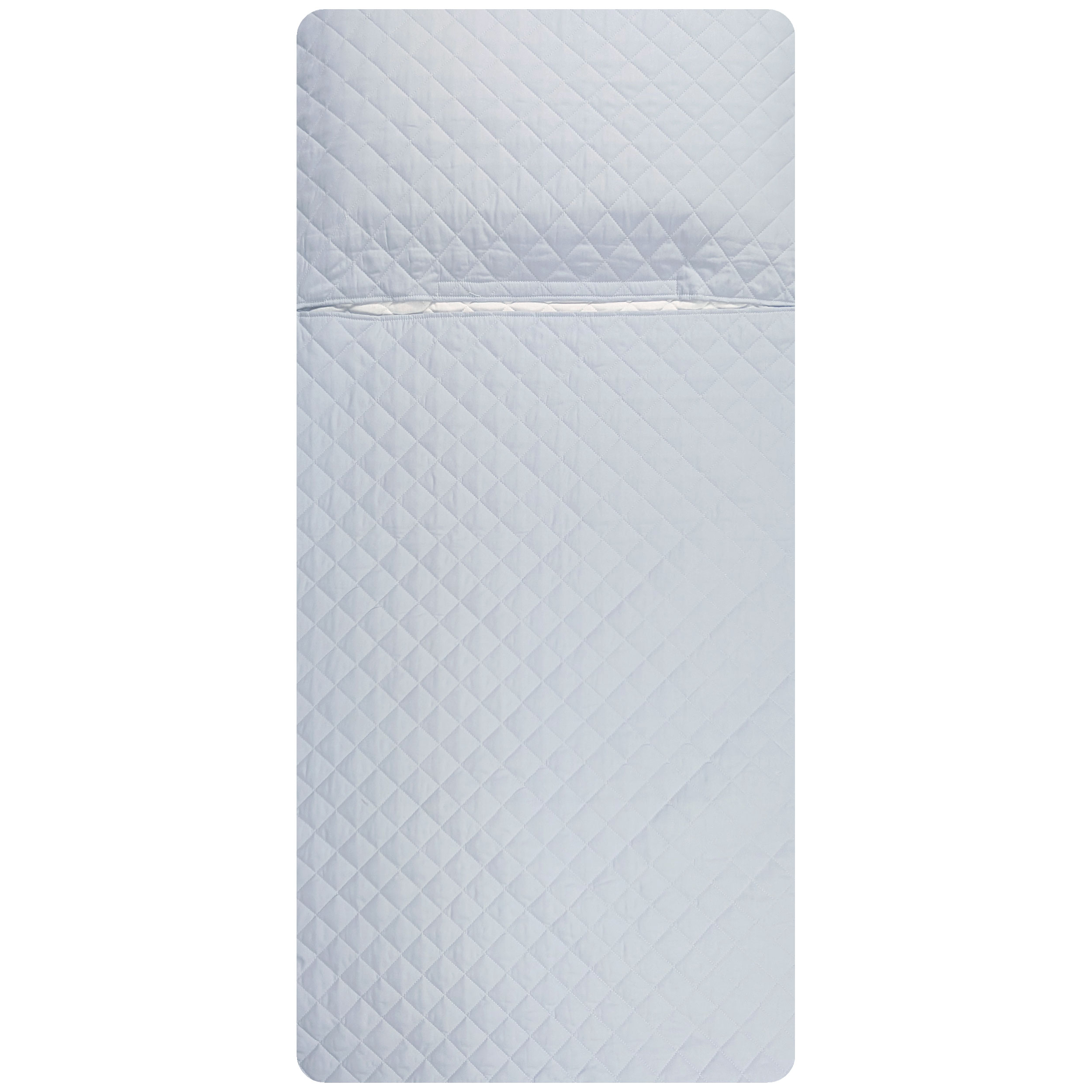Sky Blue Solid Colour Sleeping Bag Image