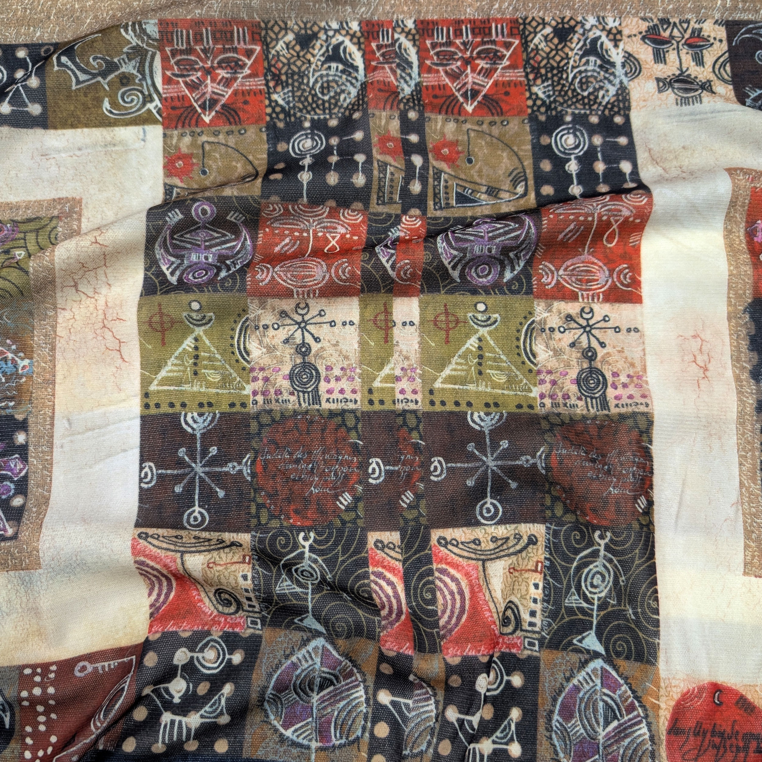 Tribal Patterned Elasticised Net Image