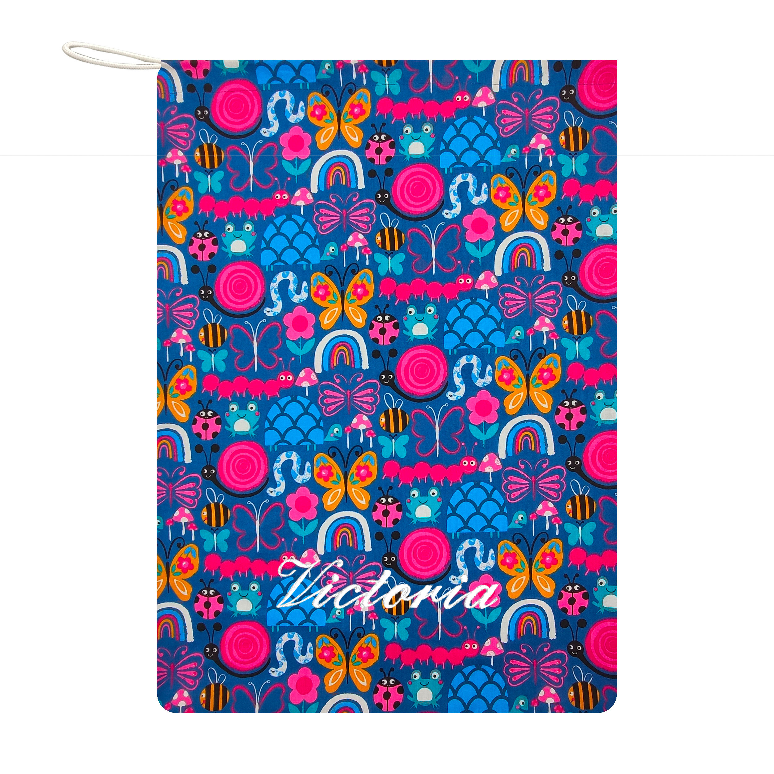 Kindergarten Bag Animal Fantasy Blue Background