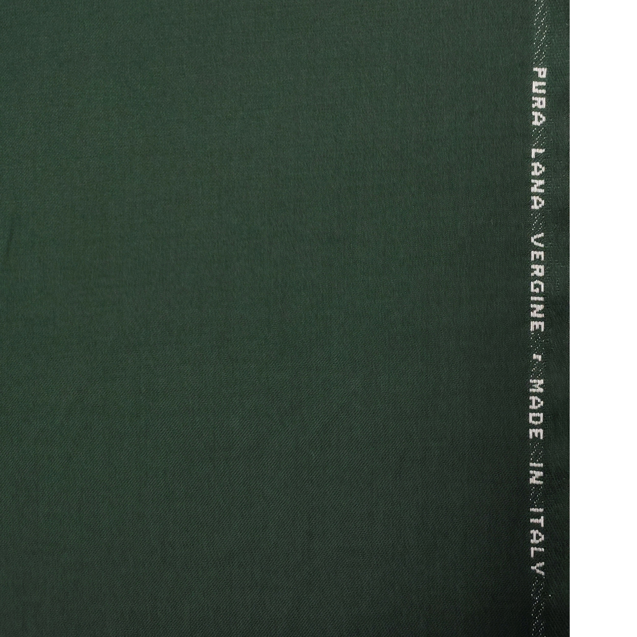 Flannel Special Pure Green Wool Image