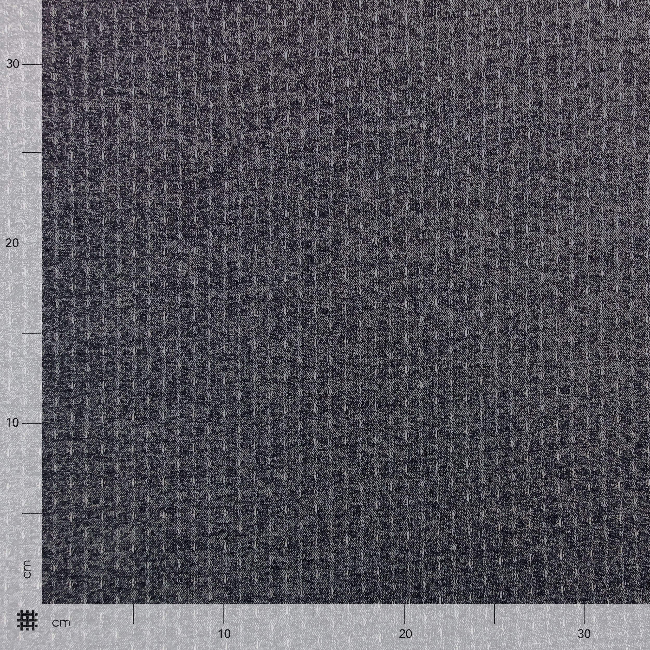 Coton pur gris Microfantasy blanc Image