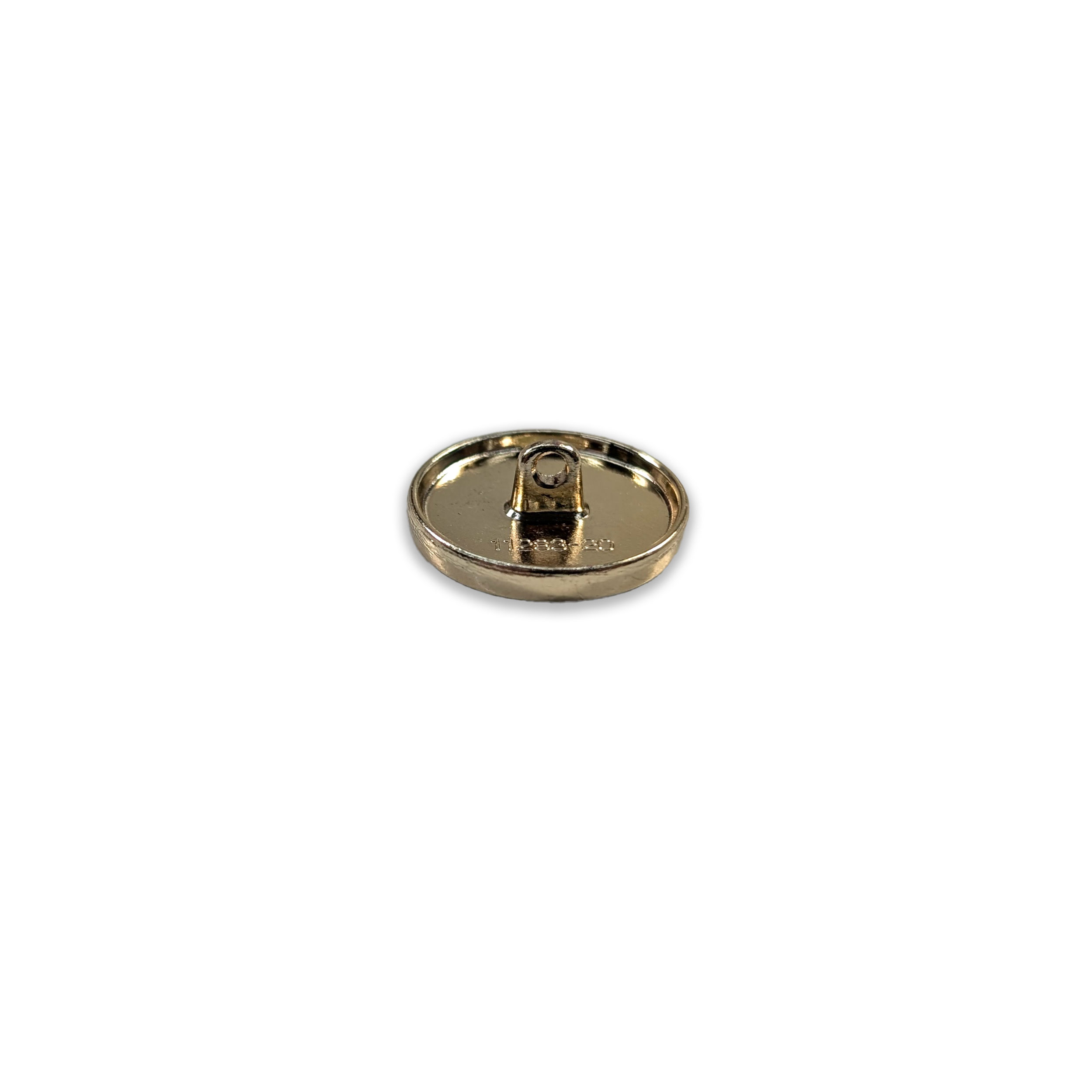 White Rhinestone Button Image
