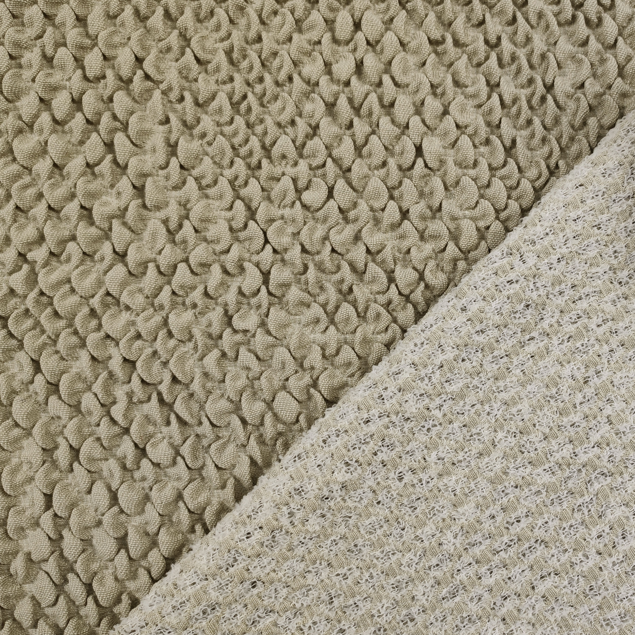 Embossed Bielastic Slipcover Fabric Large Rope Image