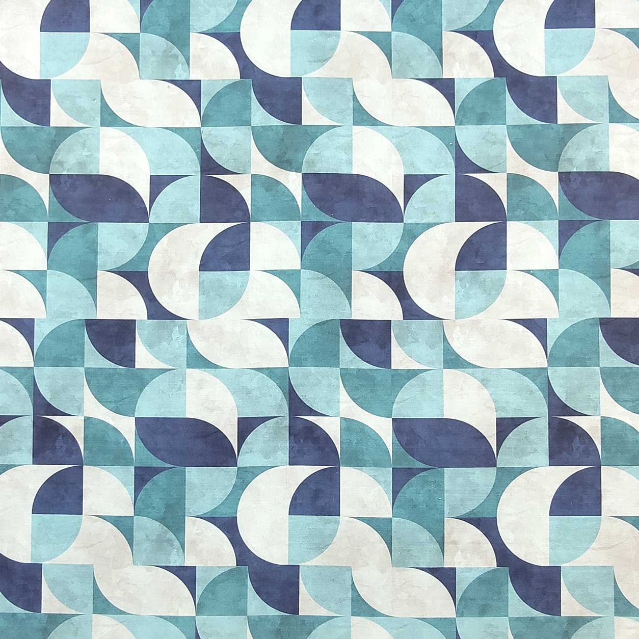 Biancheria Da Letto Con Motivo Grafico - Blu / Bianco, Misto Cotone - Foto 4