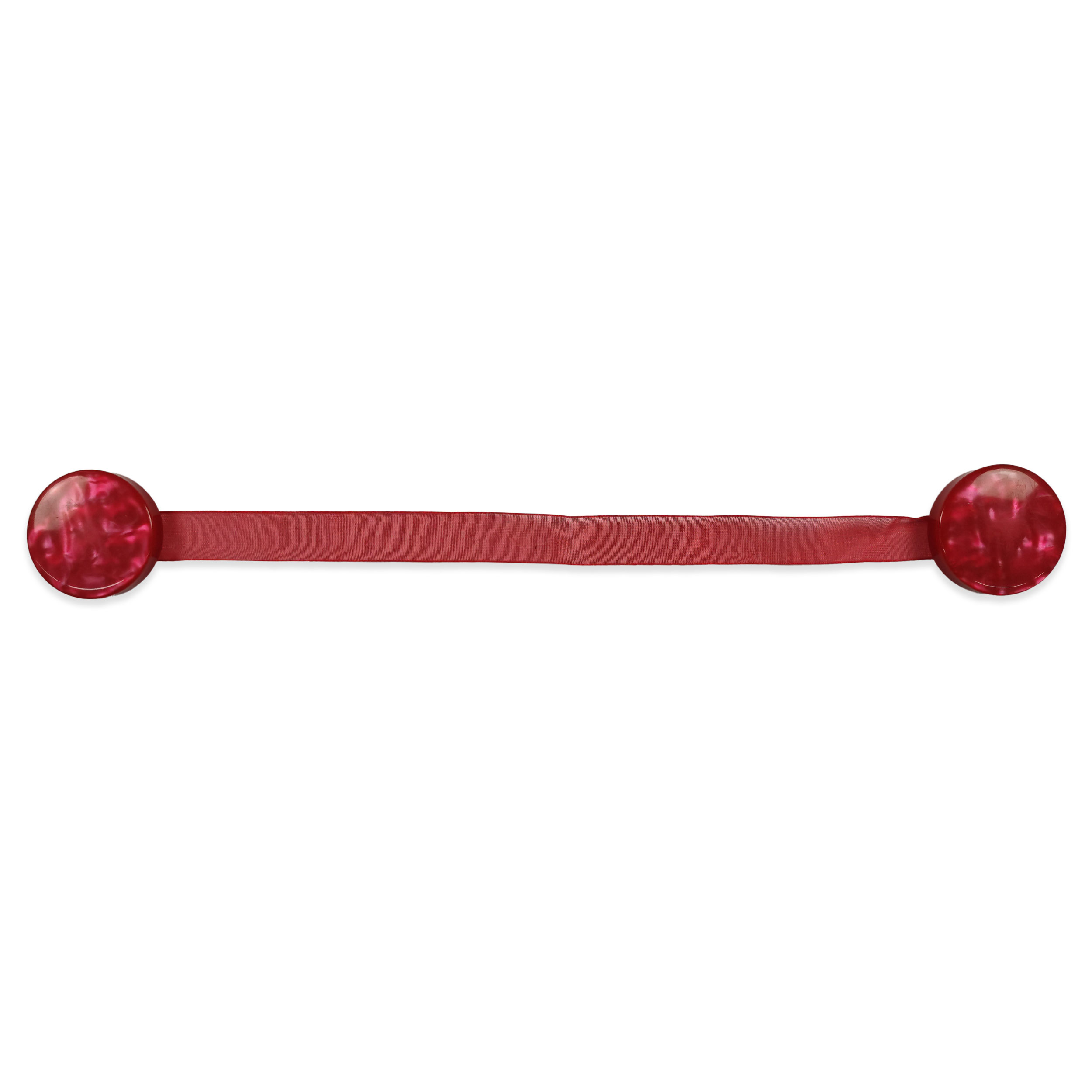 Button Curtain Magnet - Red Image