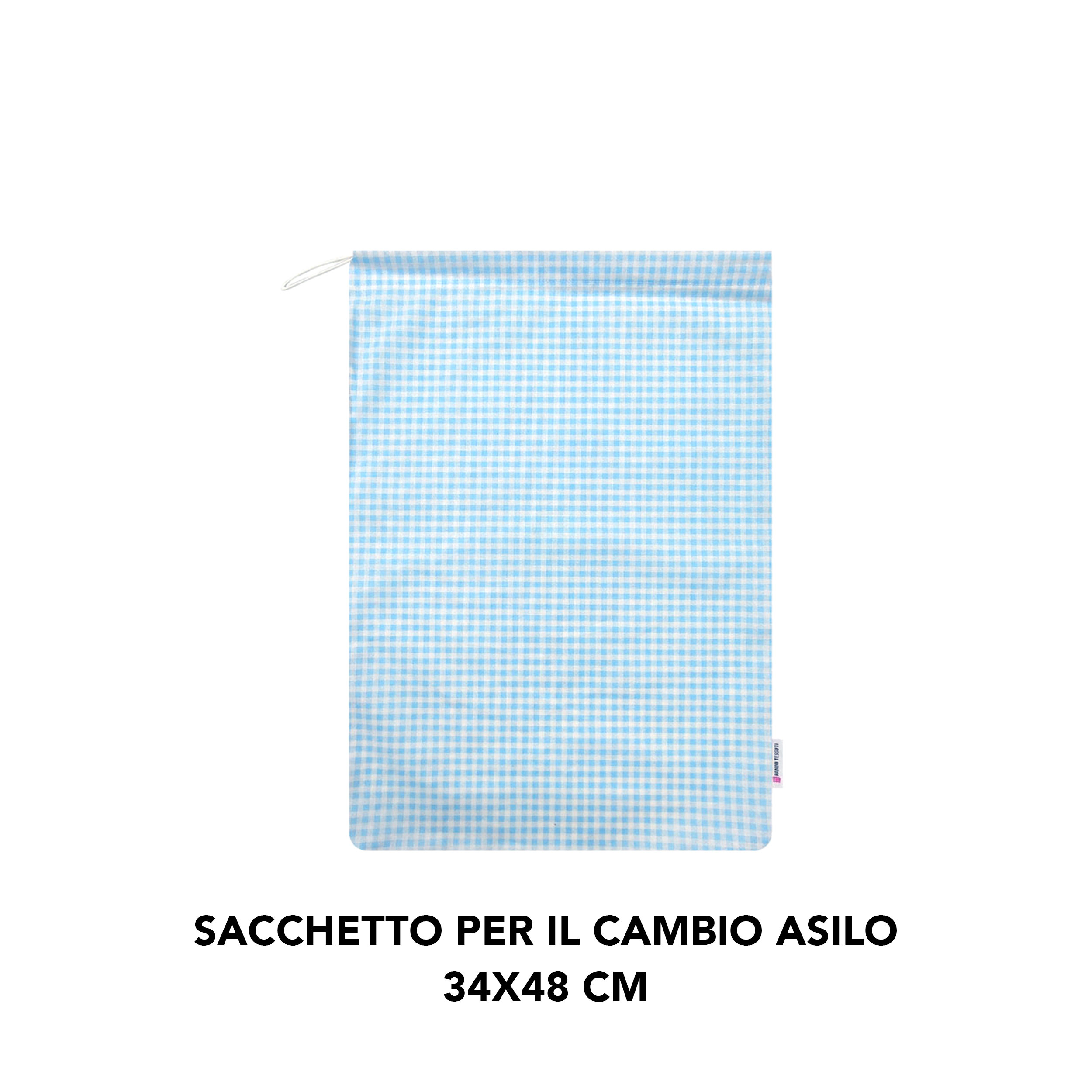 Sac à langer Kindergarten Squares Light Blue