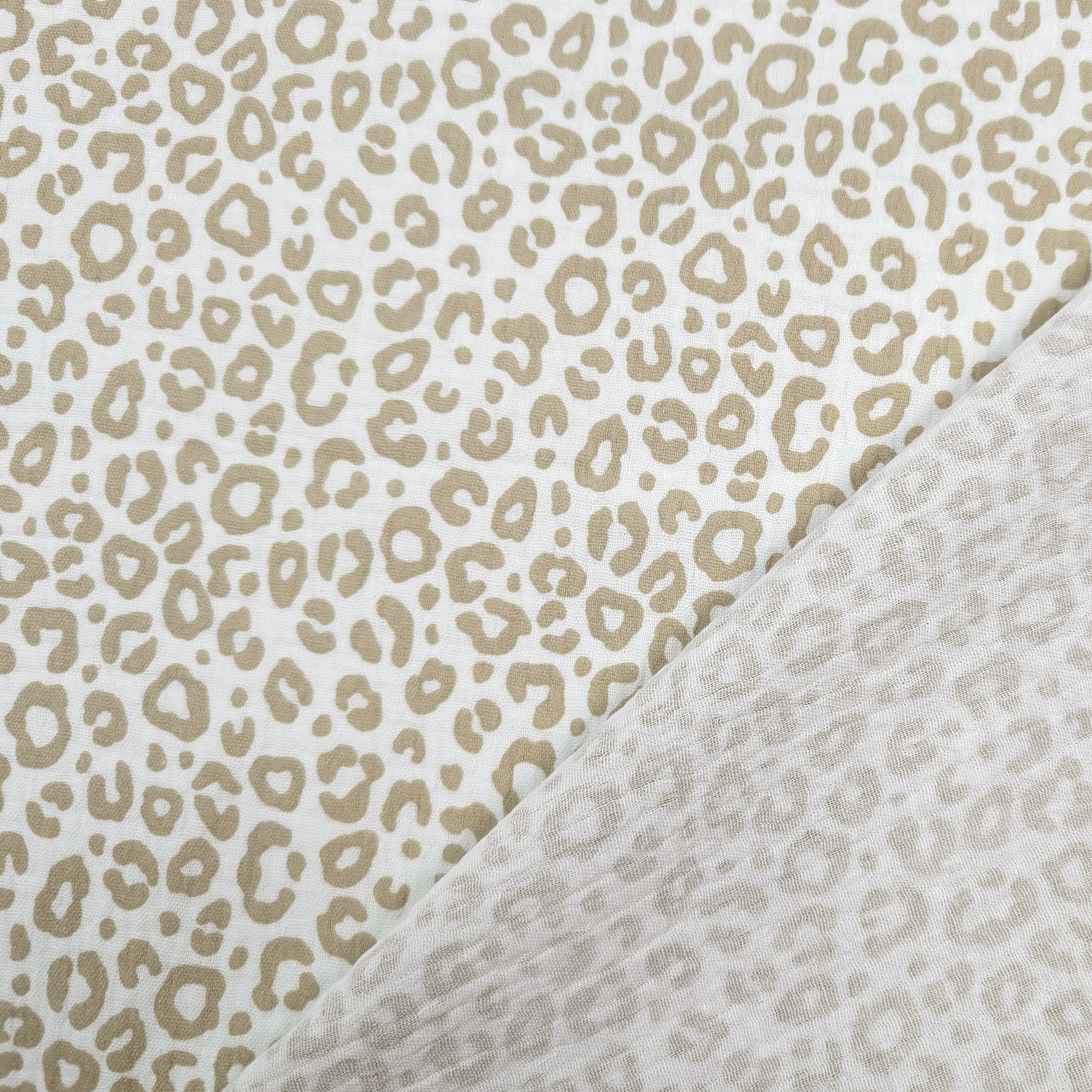Beige Spotted Cotton Muslin Image