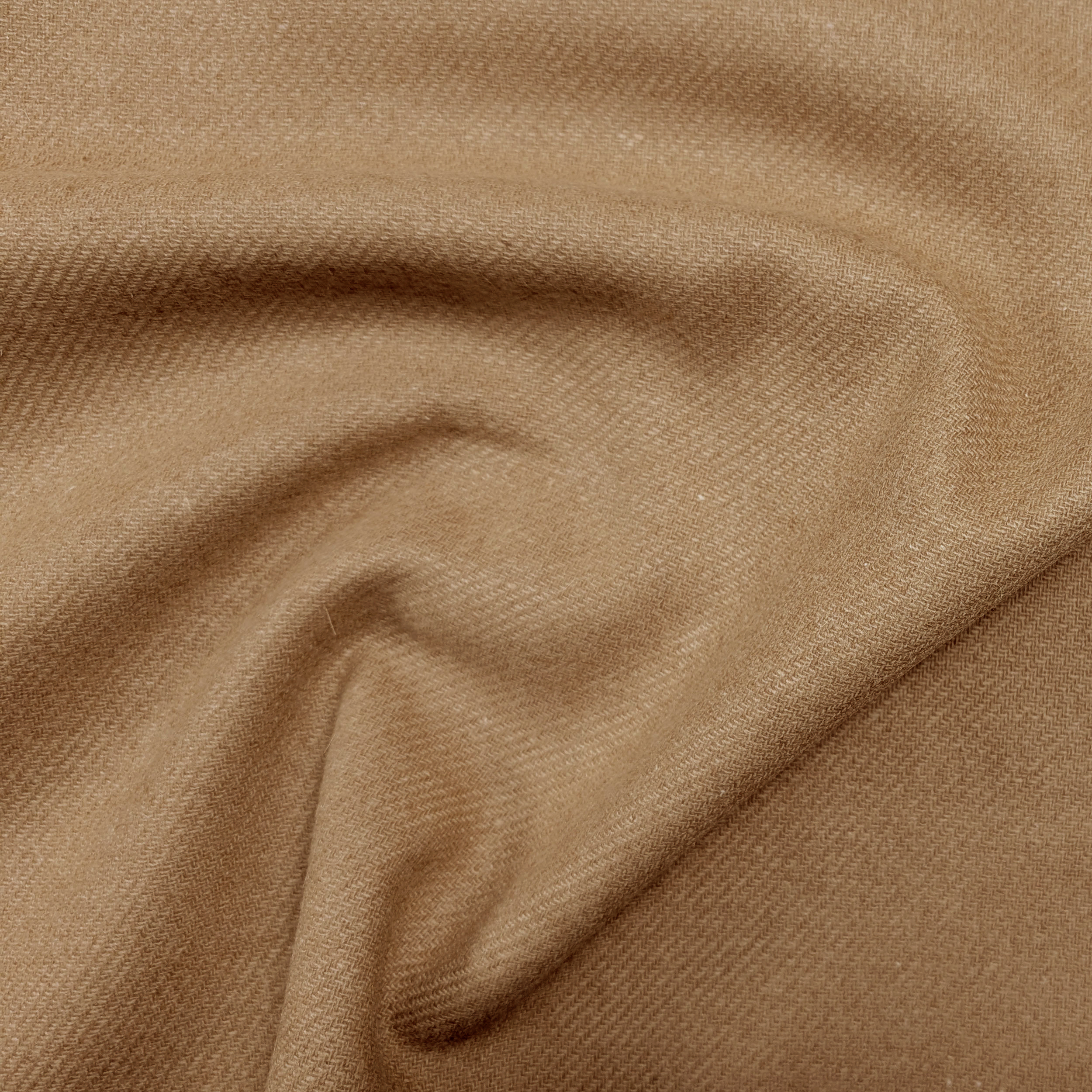 Mixed Wool Biscuit Coat Solid Colour Image