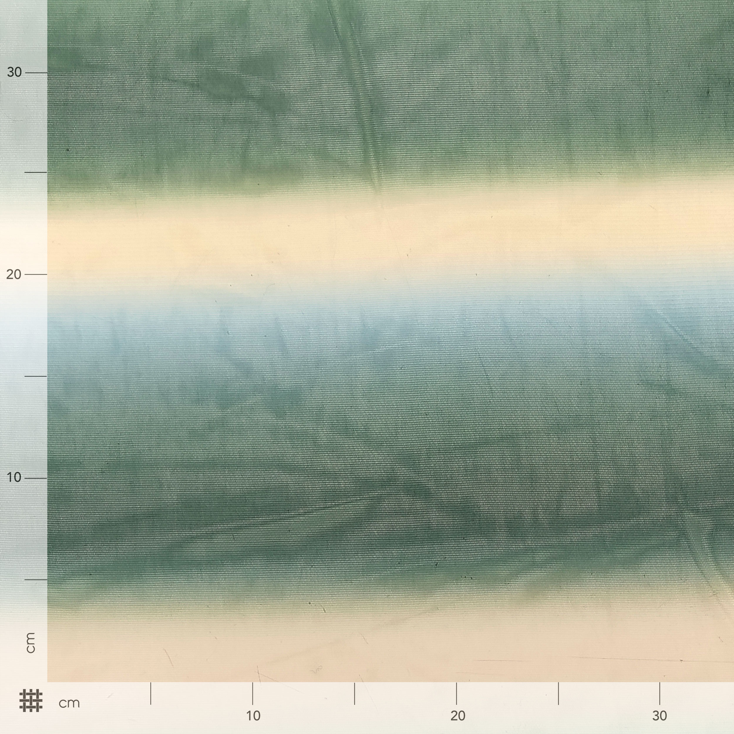 Tulle élastiqué tons verts nuancés