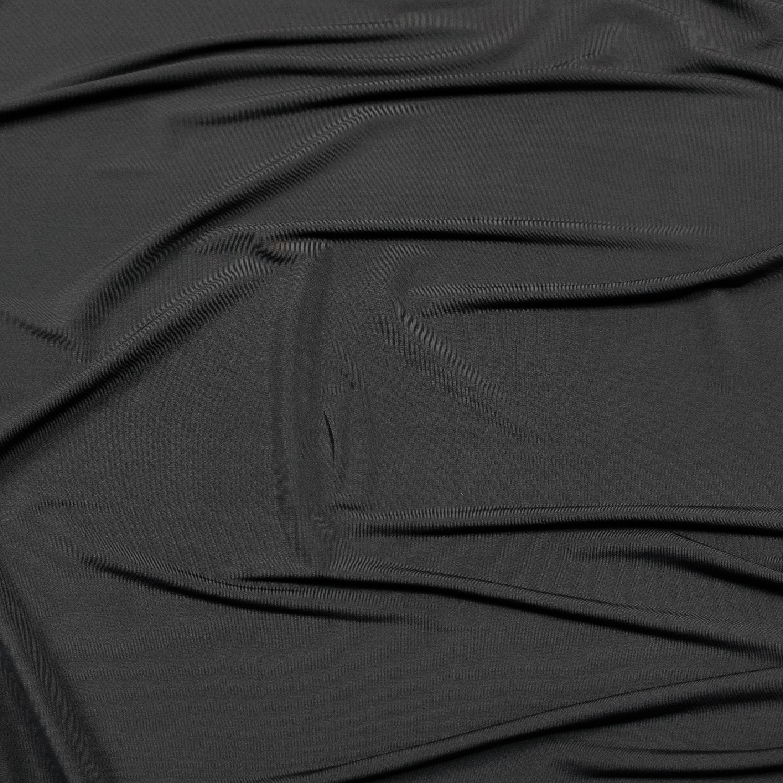 Grey Natural Silk Viscose Jersey