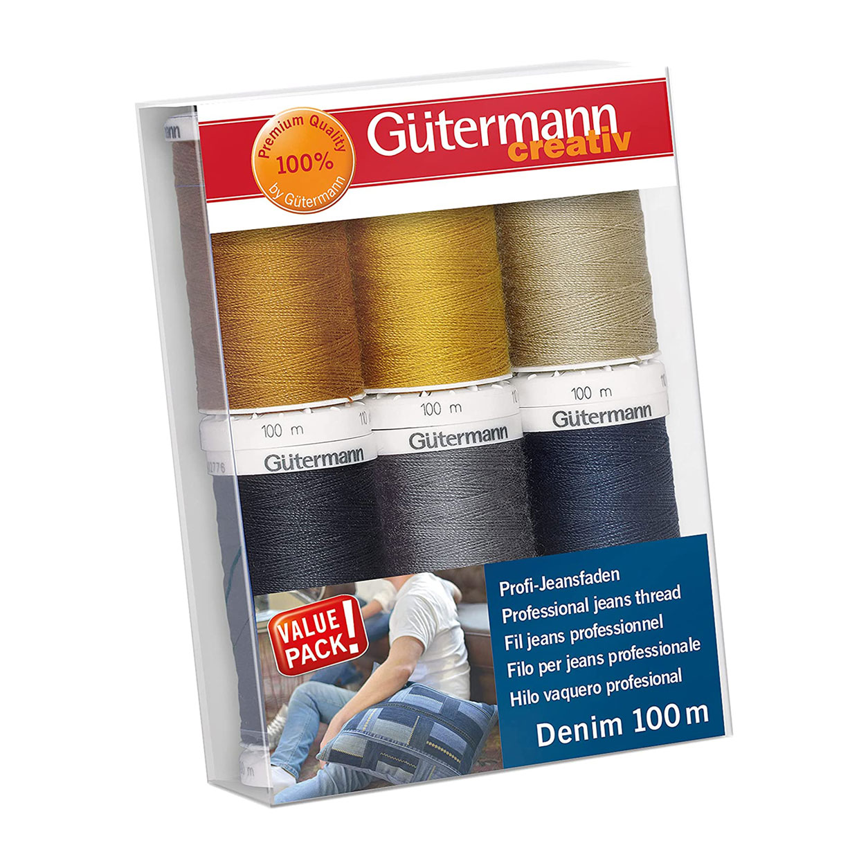 Fil Gutermann Denim 6 bobines