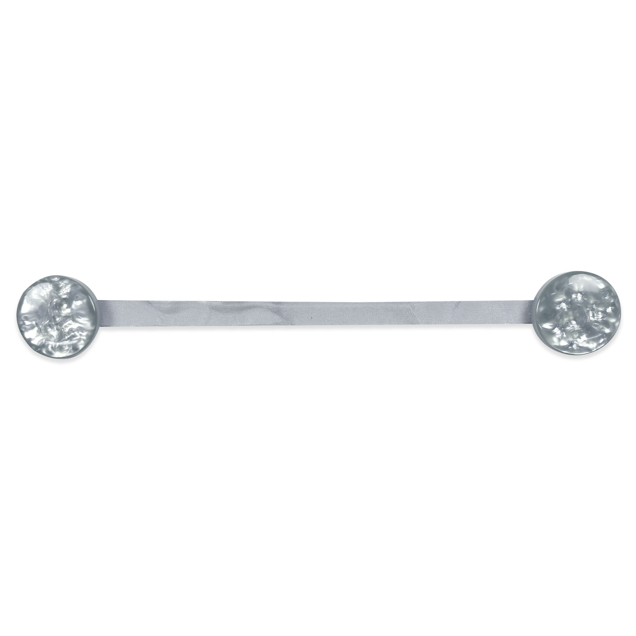 Button Curtain Magnet - Grey Image