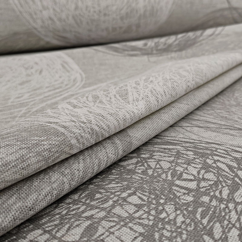 Mantel Recortable Resina Gris Garabatos Circulares 200x140 cm Image