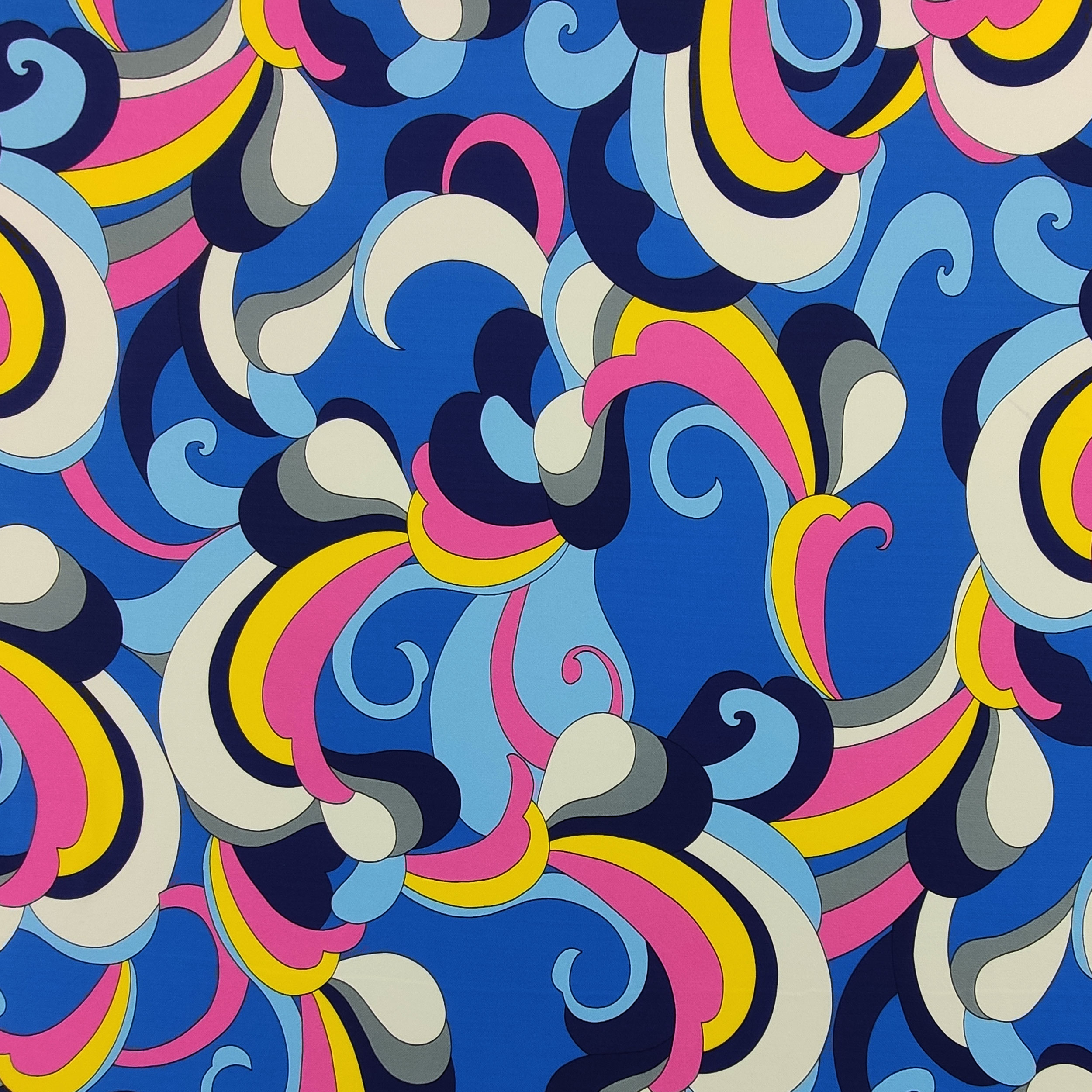 Conjunto de punto de viscosa Azul Multicolor