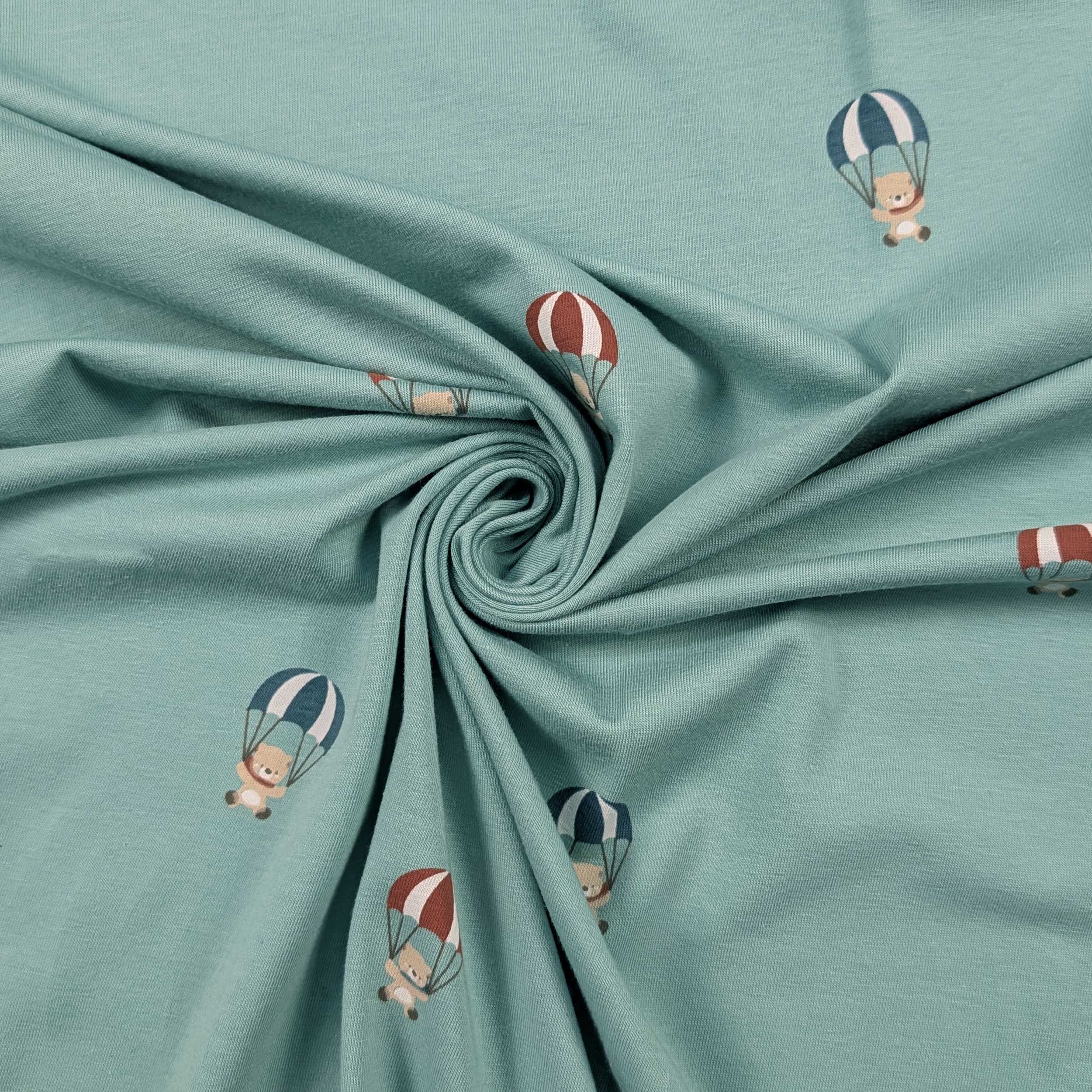 Jersey Cotton Parachute Bears Image