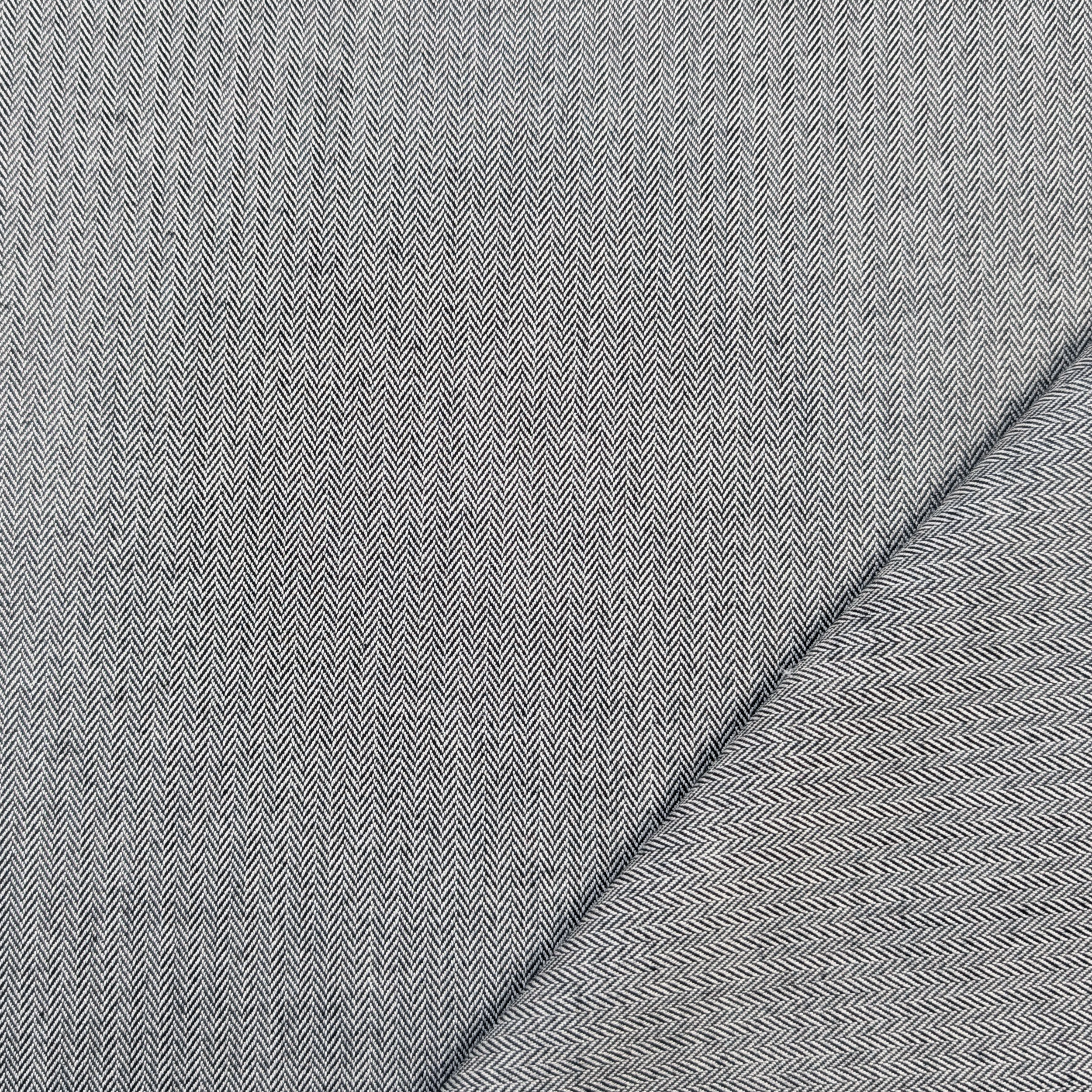 Cotton Blend Herringbone Mini Grey Image