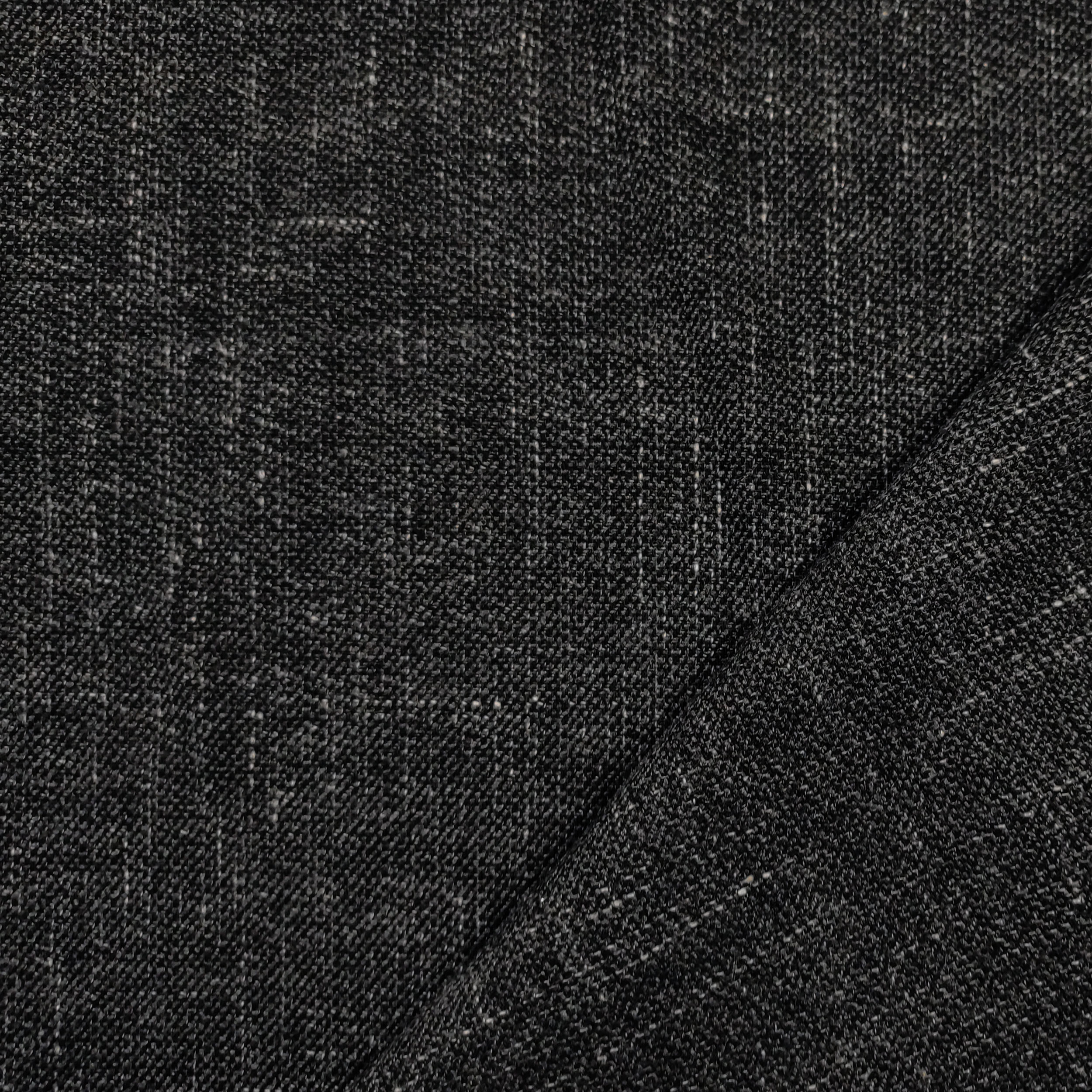 Tissu de coton mélangé anthracite
