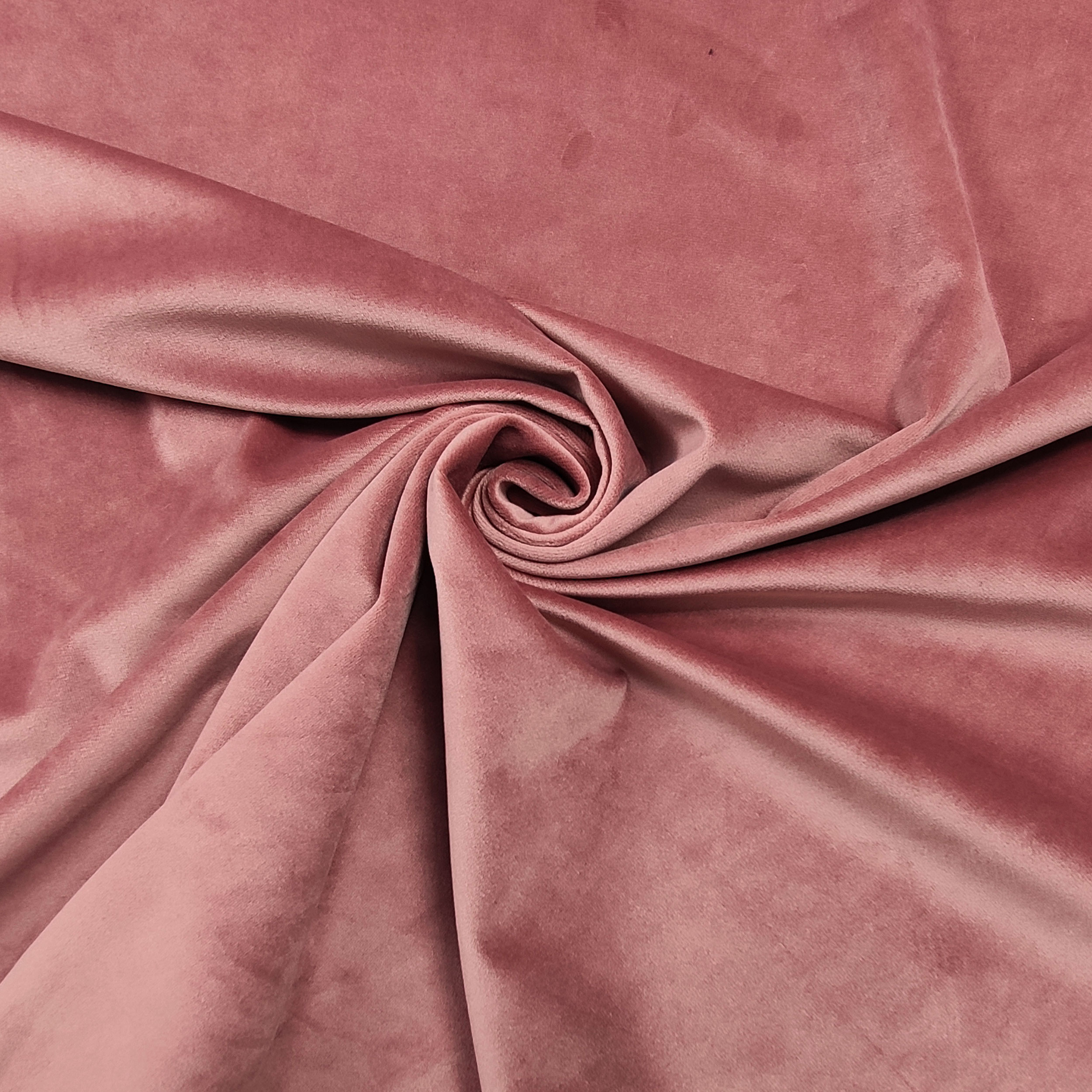 Dressmaking Cotton Velvet - Pink 