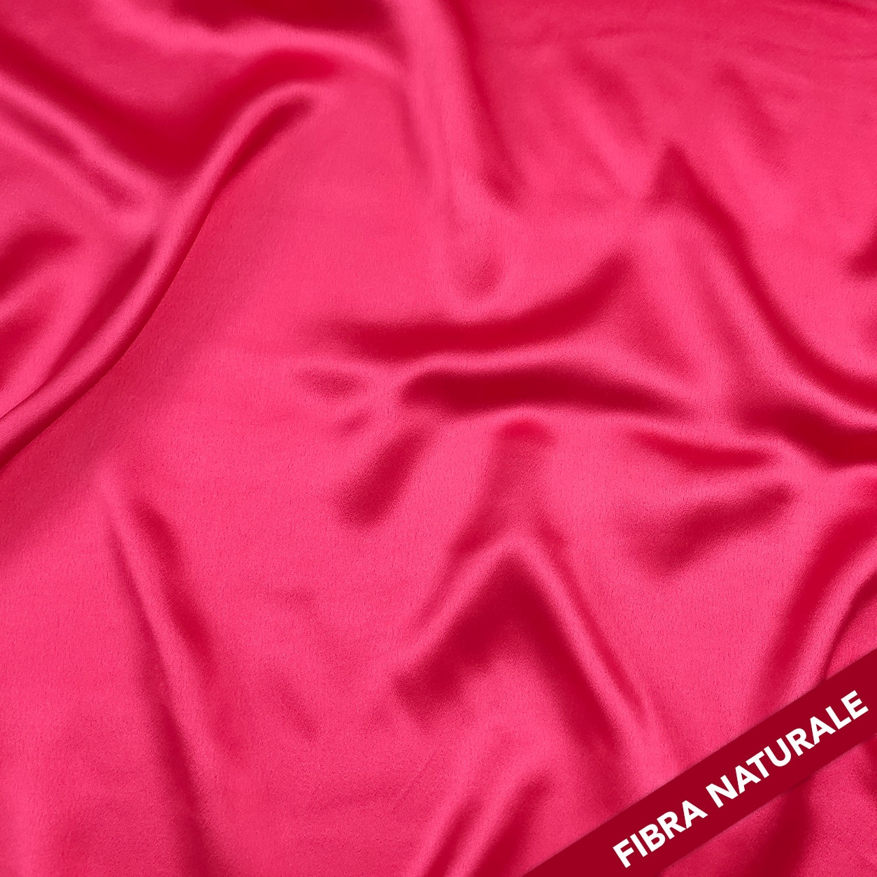 Satin Viscose Silk Magenta