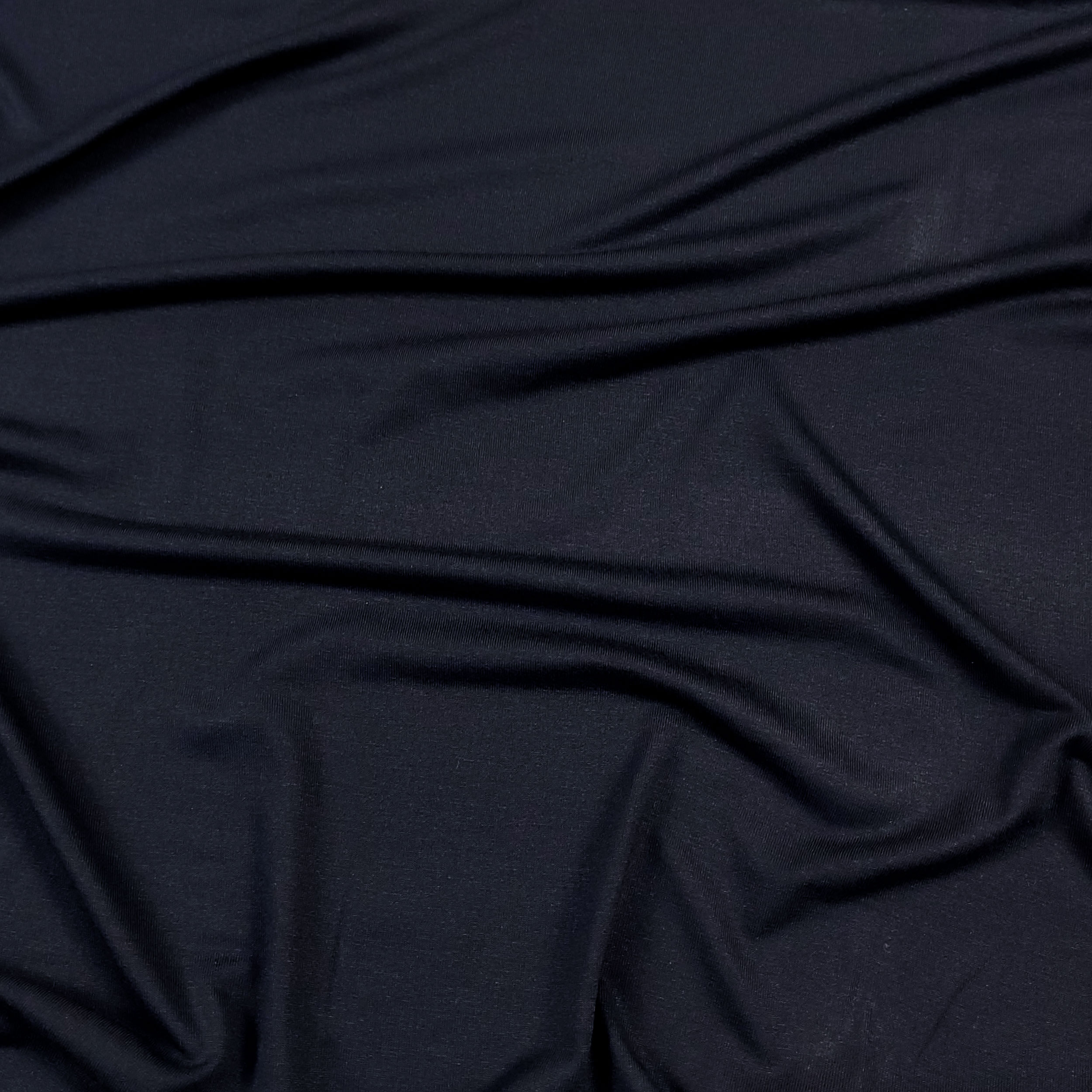 Jersey coton uni bleu